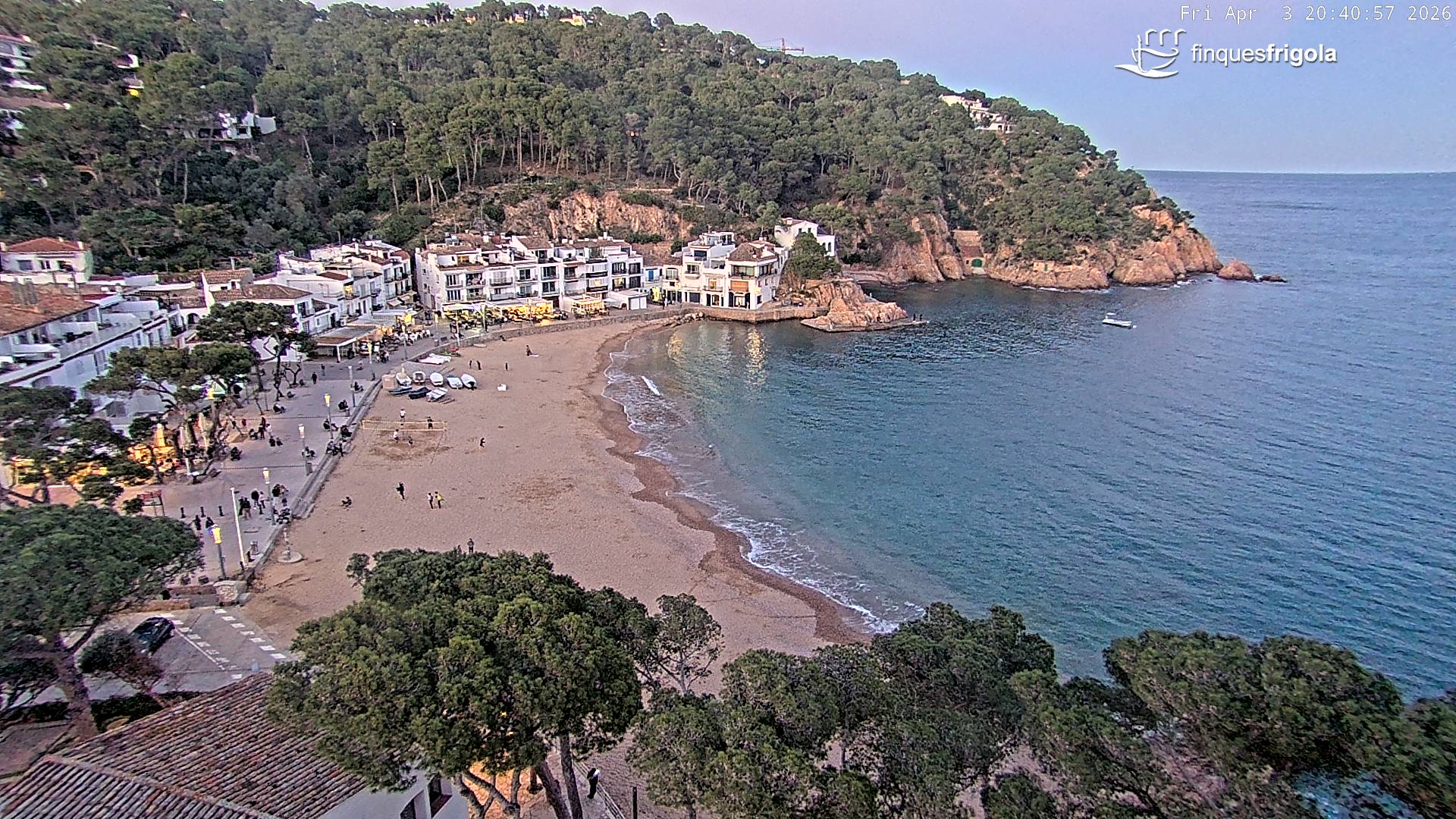 Webcam de Tamariu playa