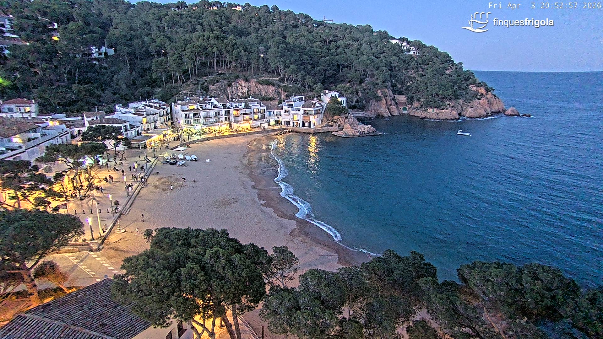 Webcam de Tamariu playa