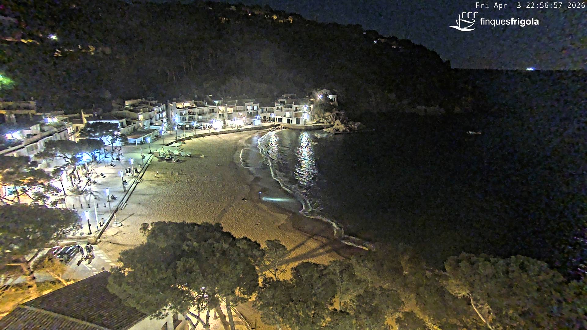 Webcam de Tamariu playa