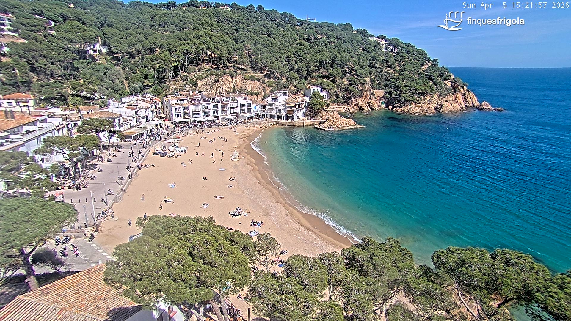 Webcam de Tamariu playa