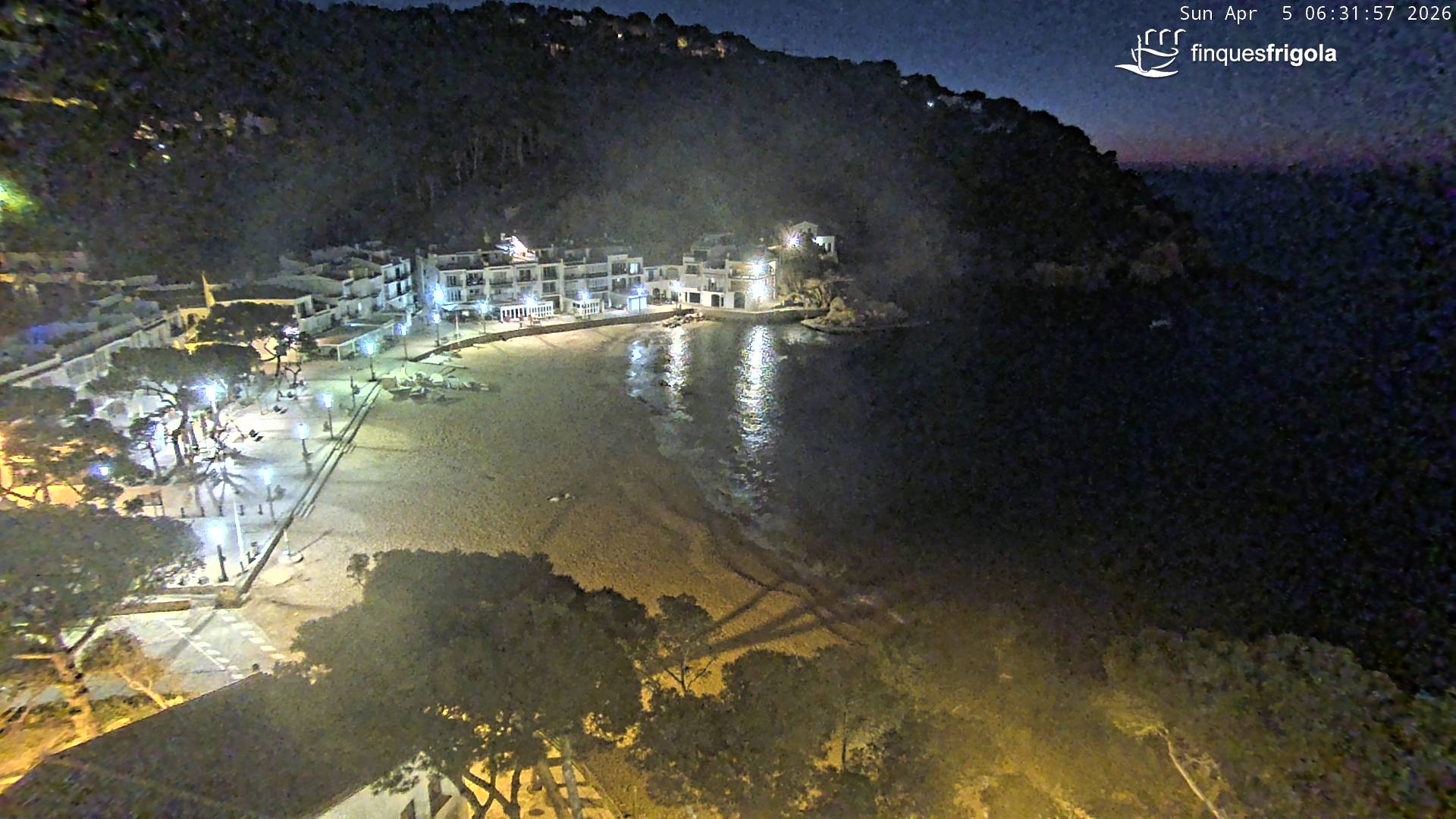 Webcam de Tamariu playa