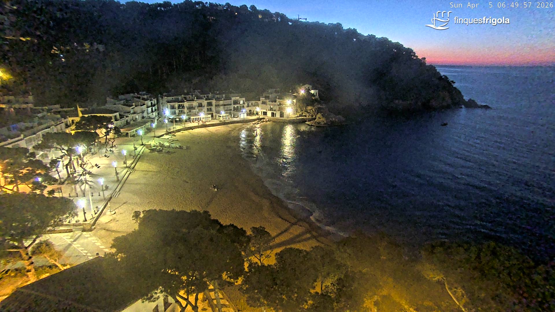 Webcam de Tamariu playa