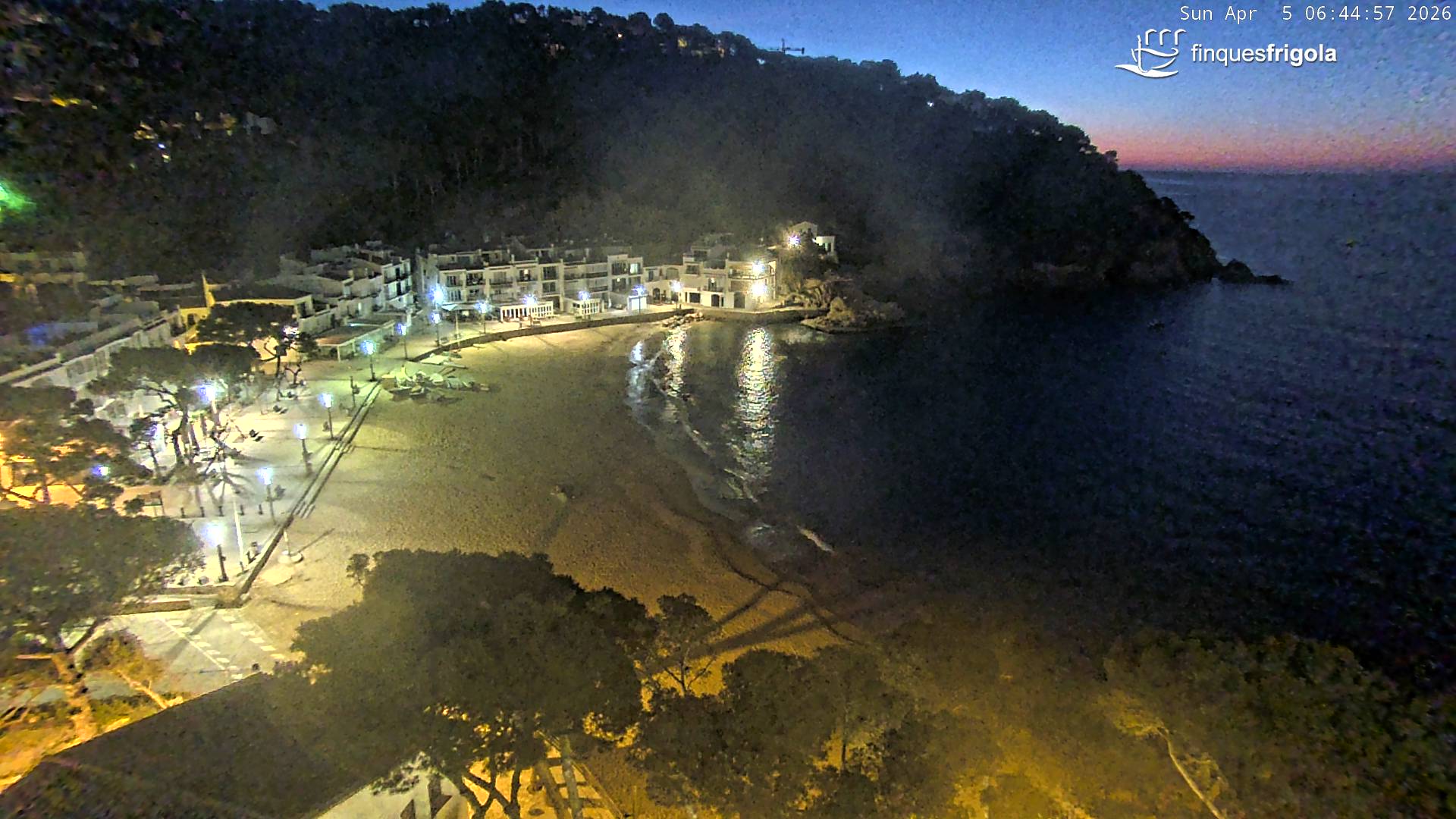 Webcam de Tamariu playa