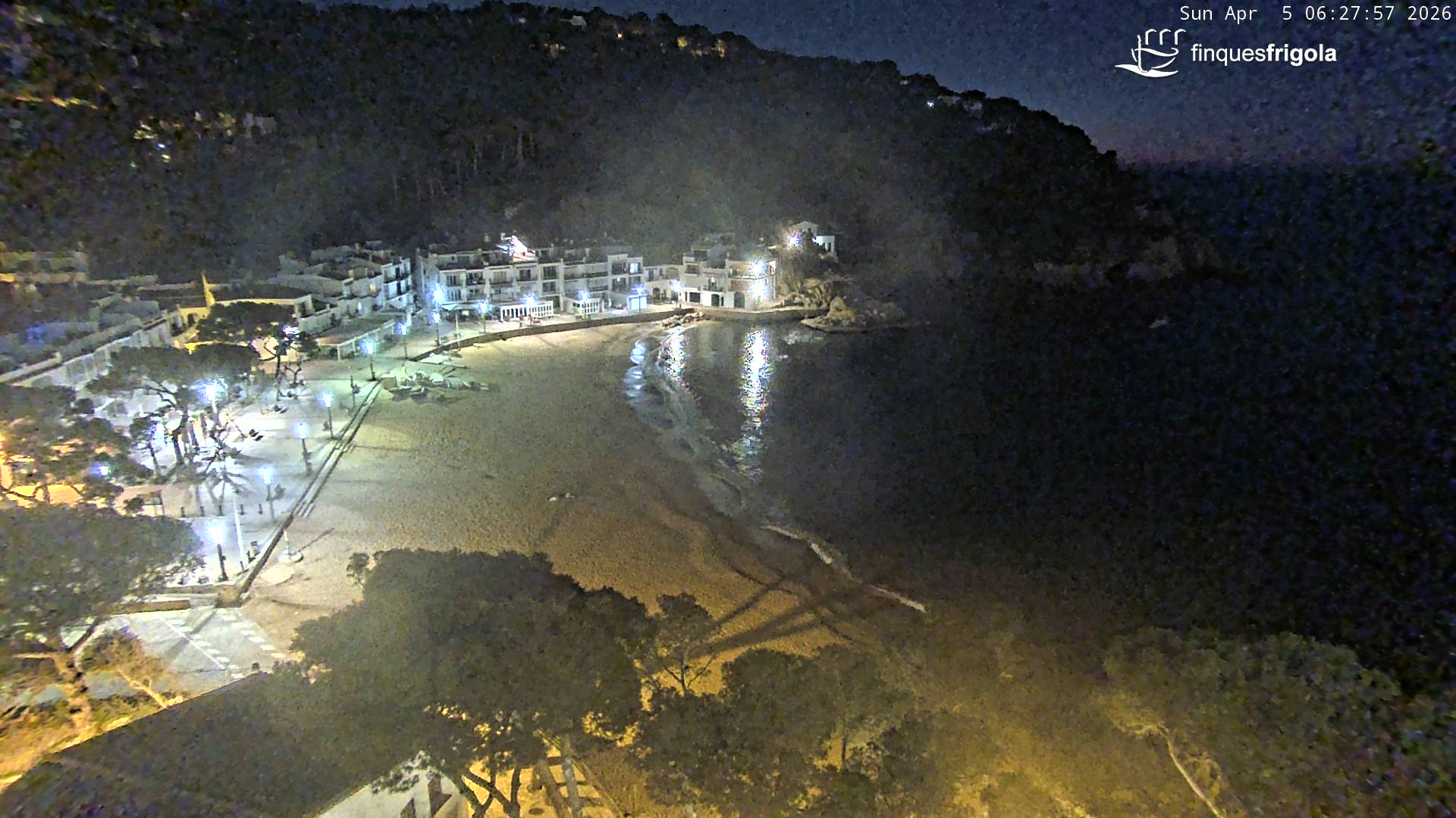 Webcam de Tamariu playa