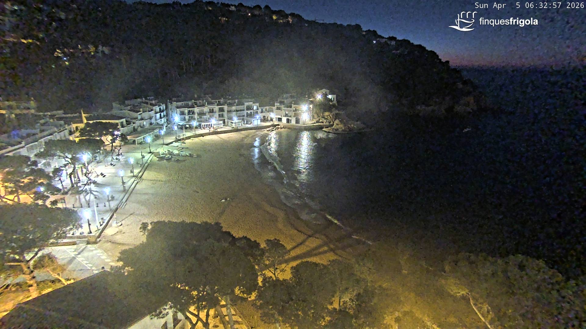Webcam de Tamariu playa