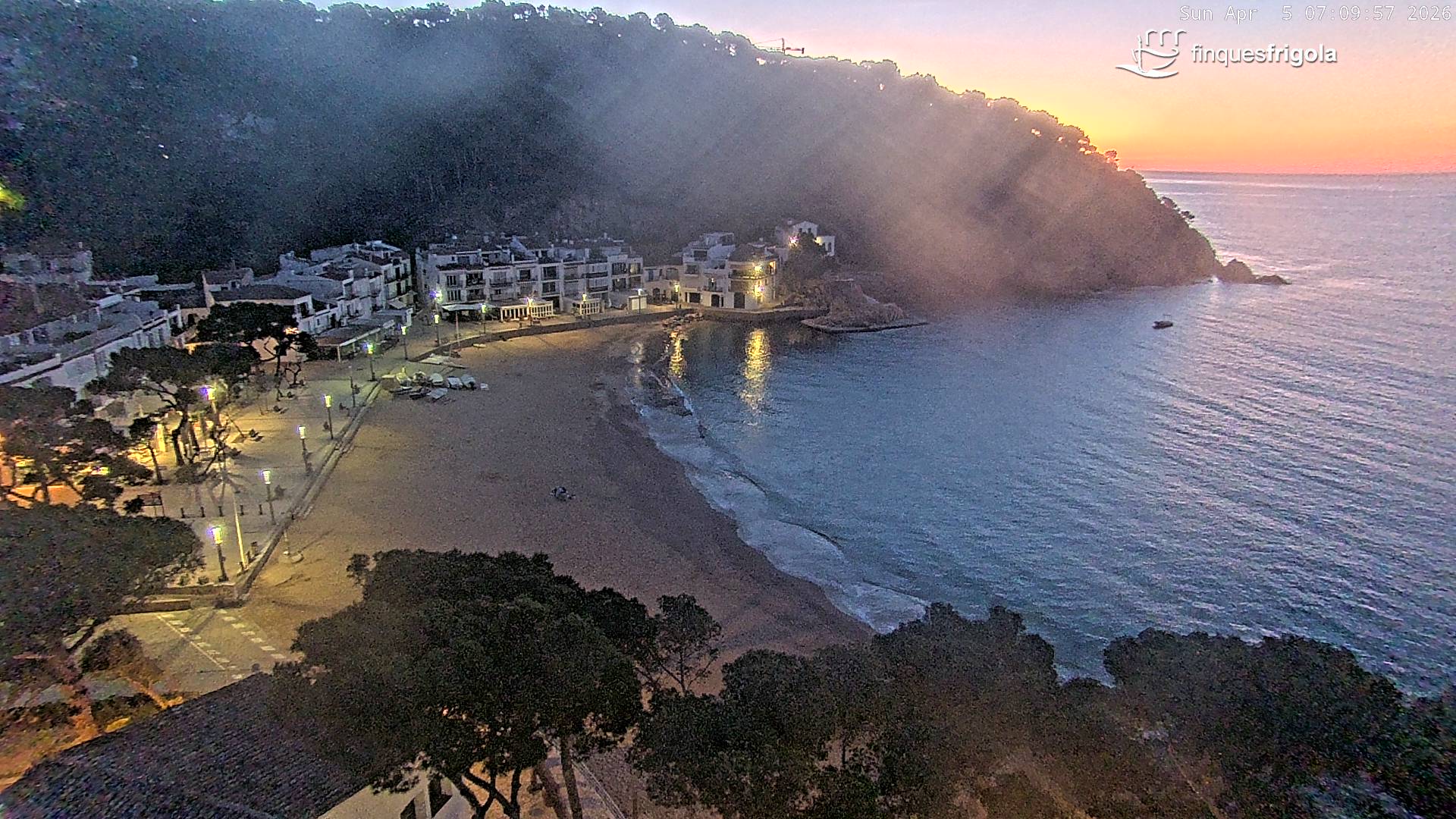 Webcam de Tamariu playa