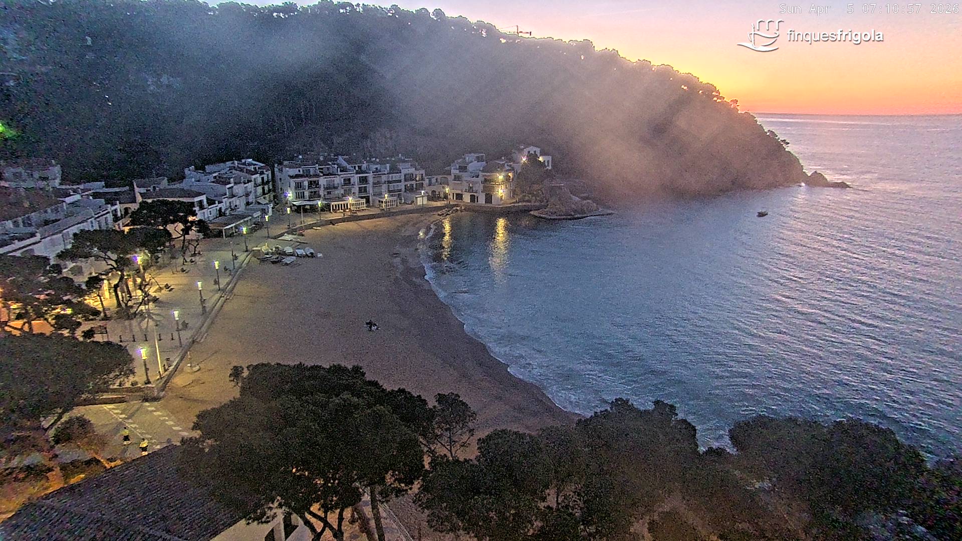 Webcam de Tamariu playa