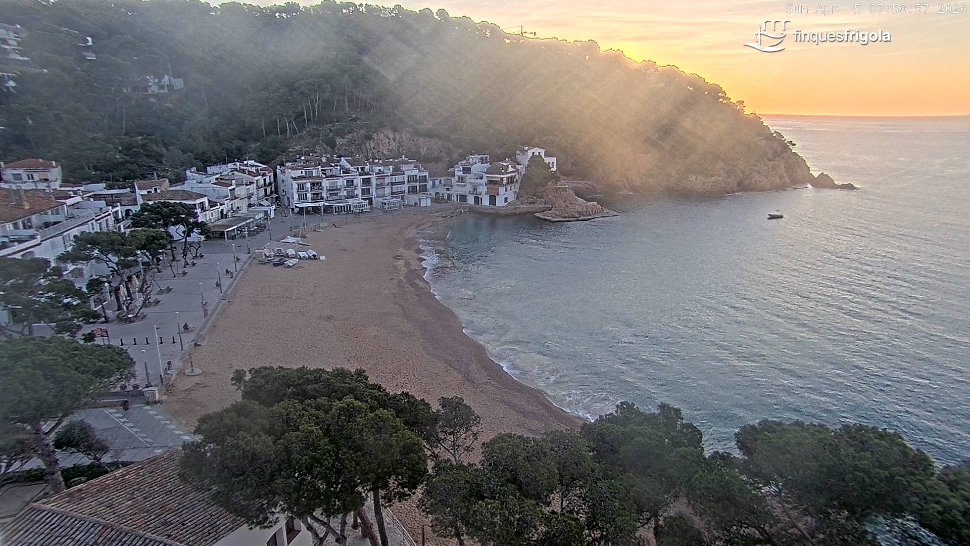 Webcam de Tamariu playa