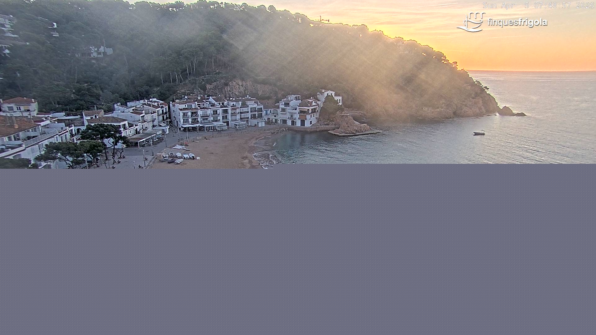 Webcam de Tamariu playa