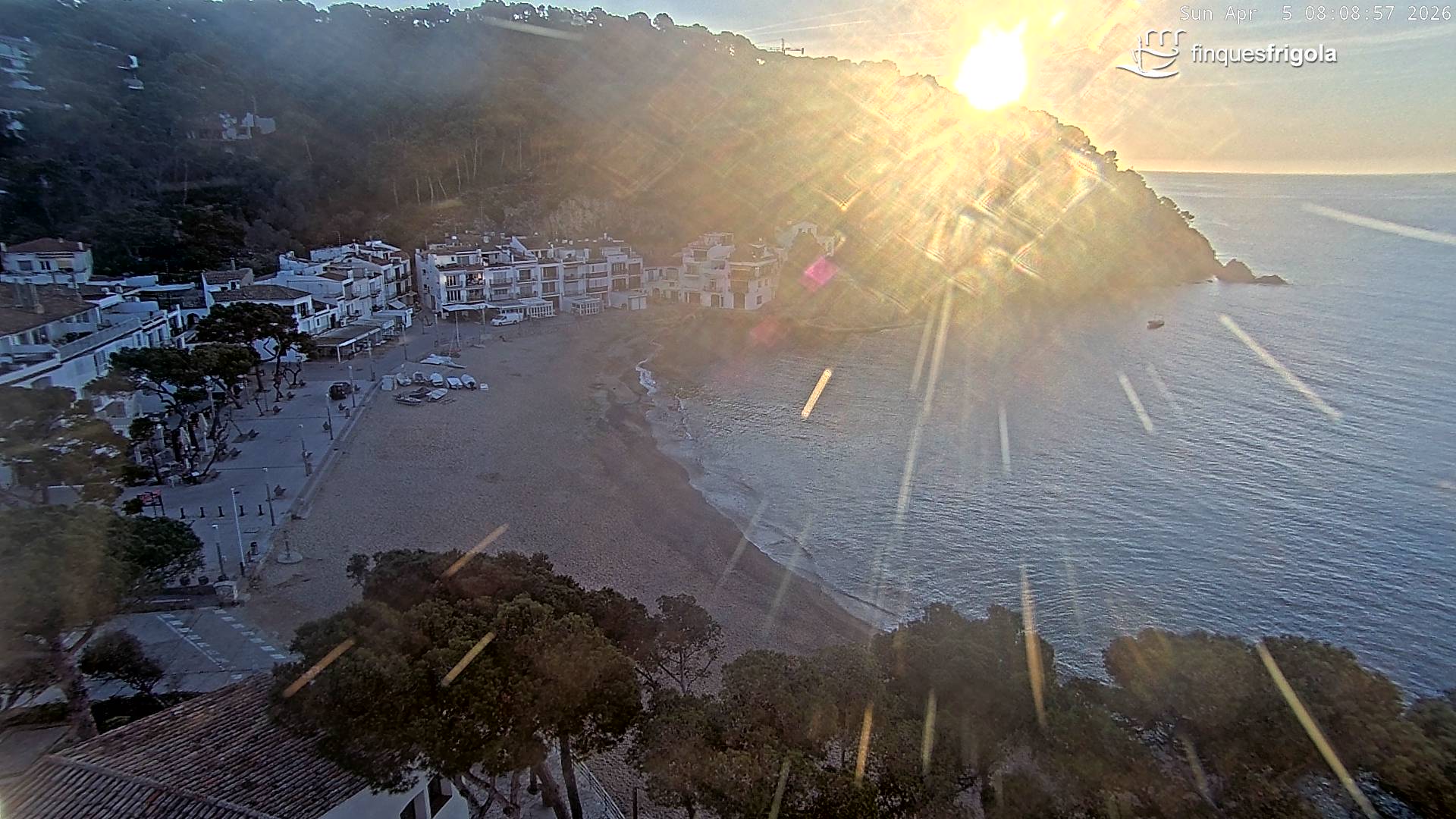 Webcam de Tamariu playa