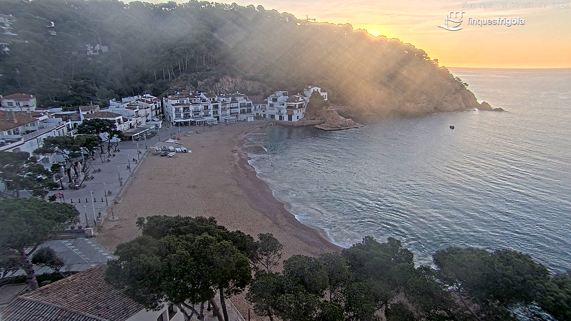 Webcam de Tamariu playa