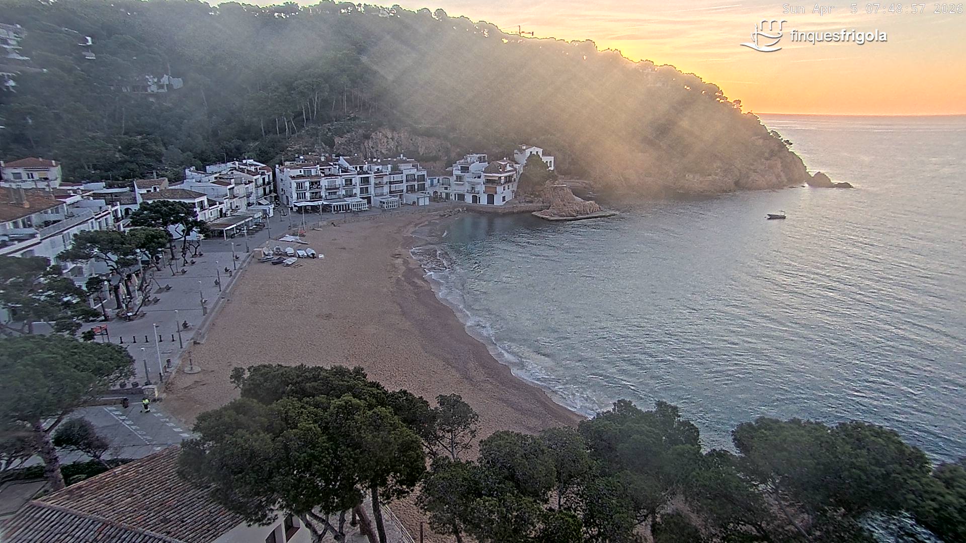 Webcam de Tamariu playa