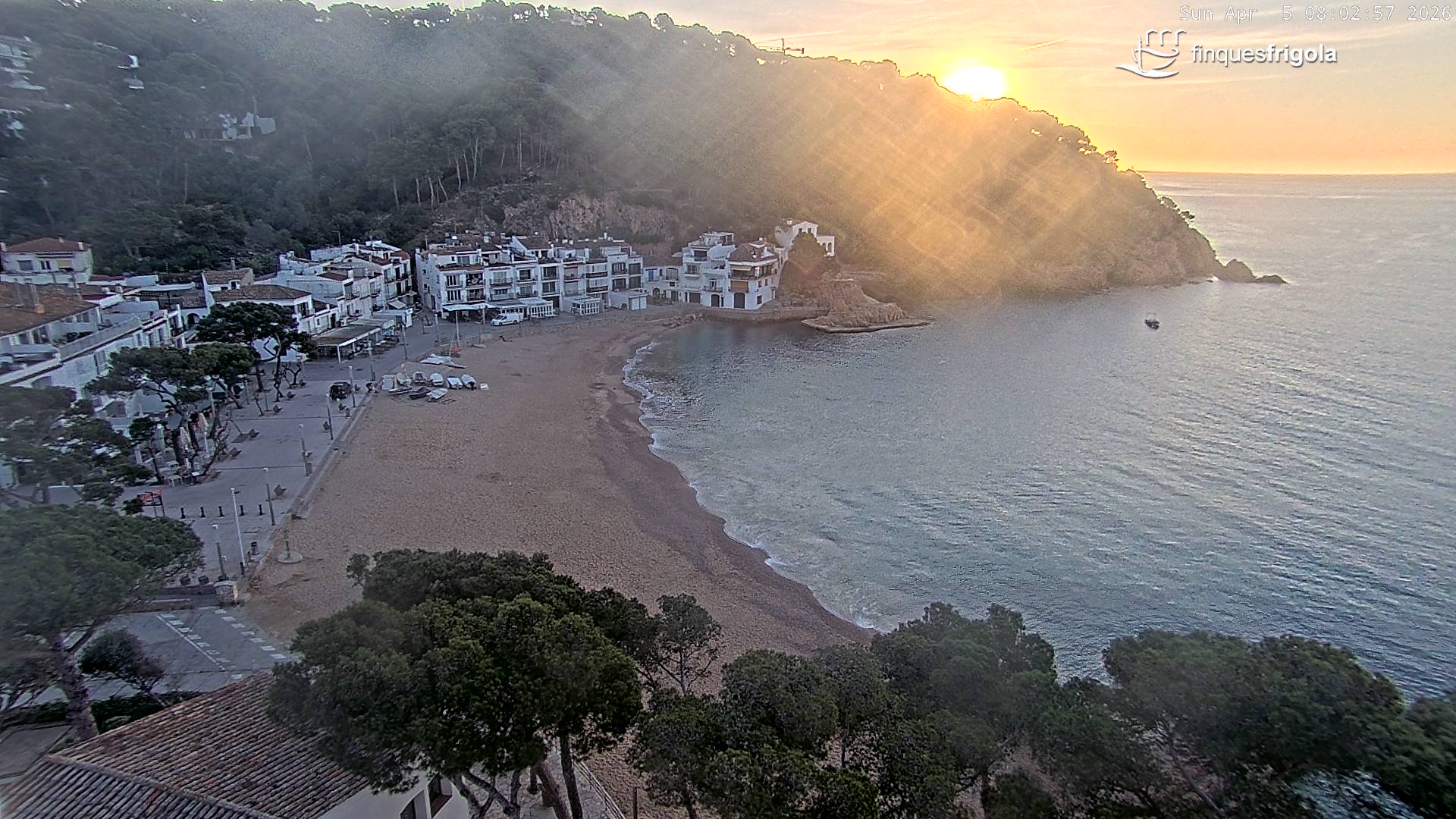 Webcam de Tamariu playa