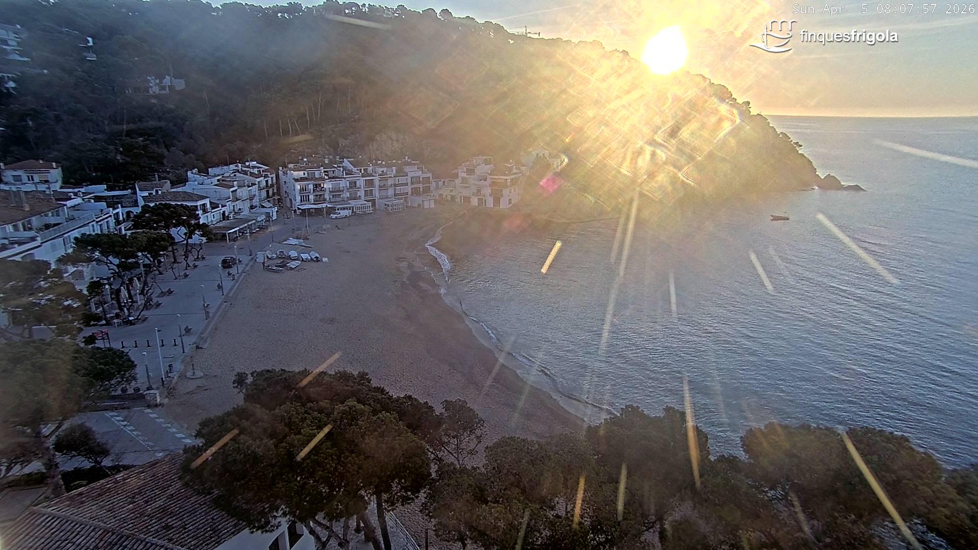 Webcam de Tamariu playa