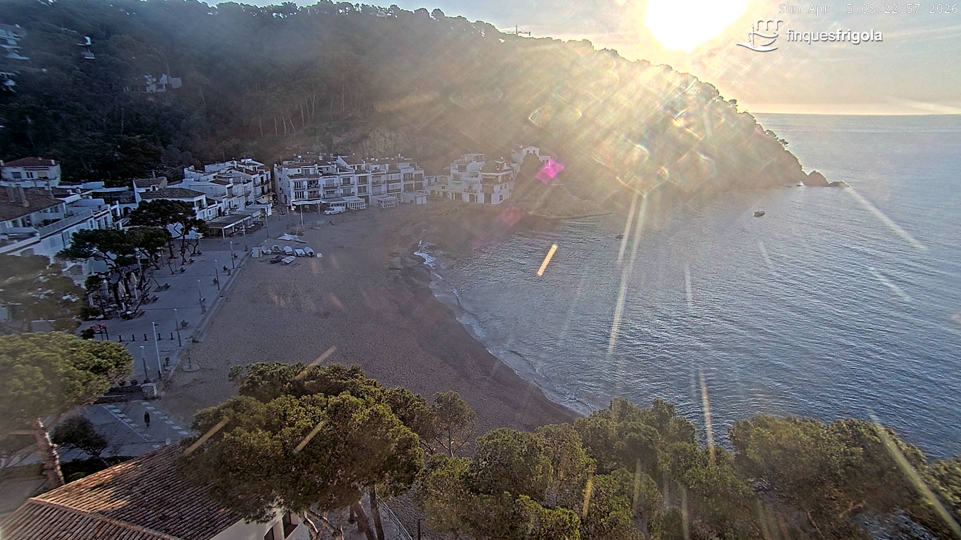 Webcam de Tamariu playa