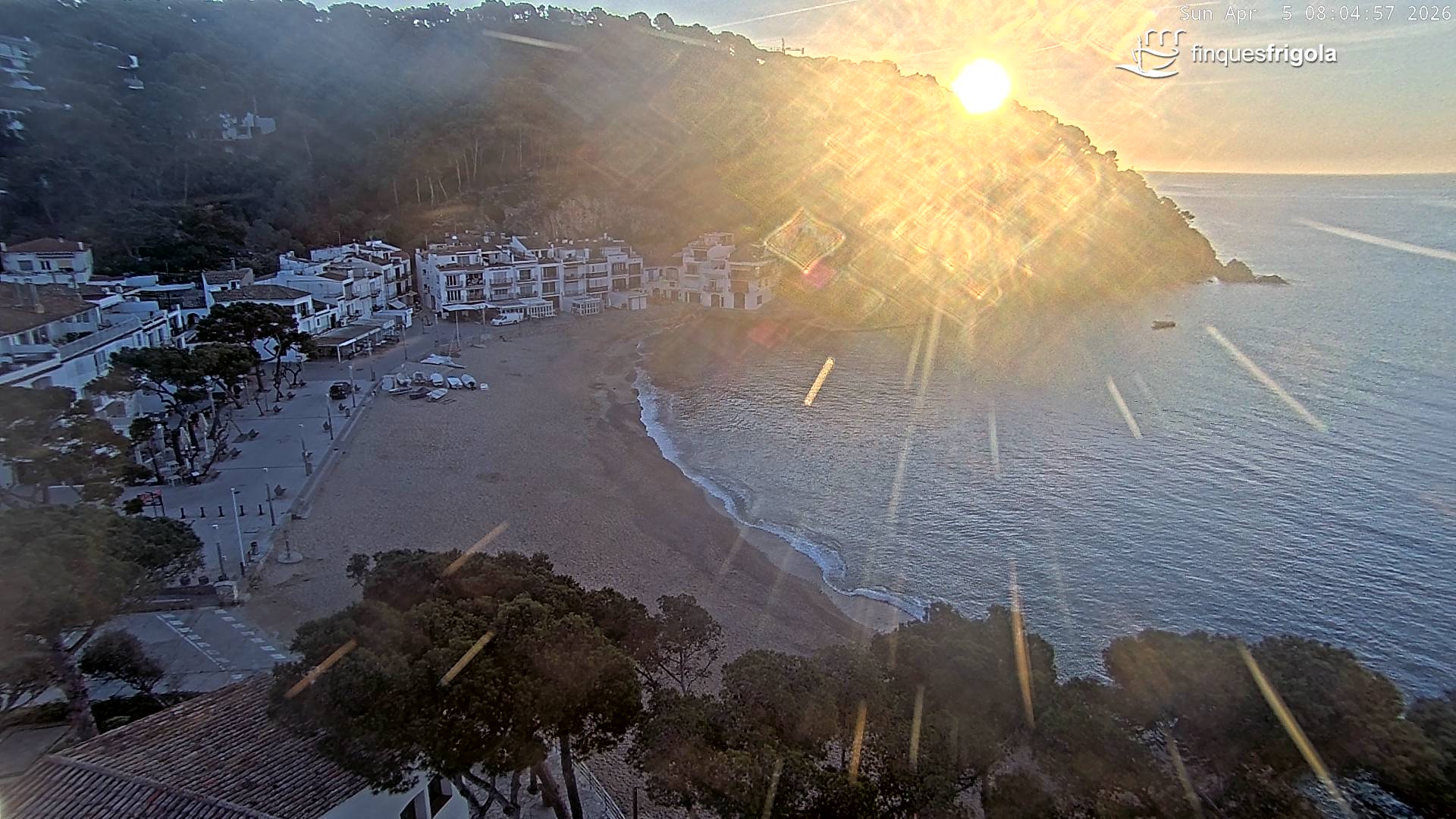 Webcam de Tamariu playa