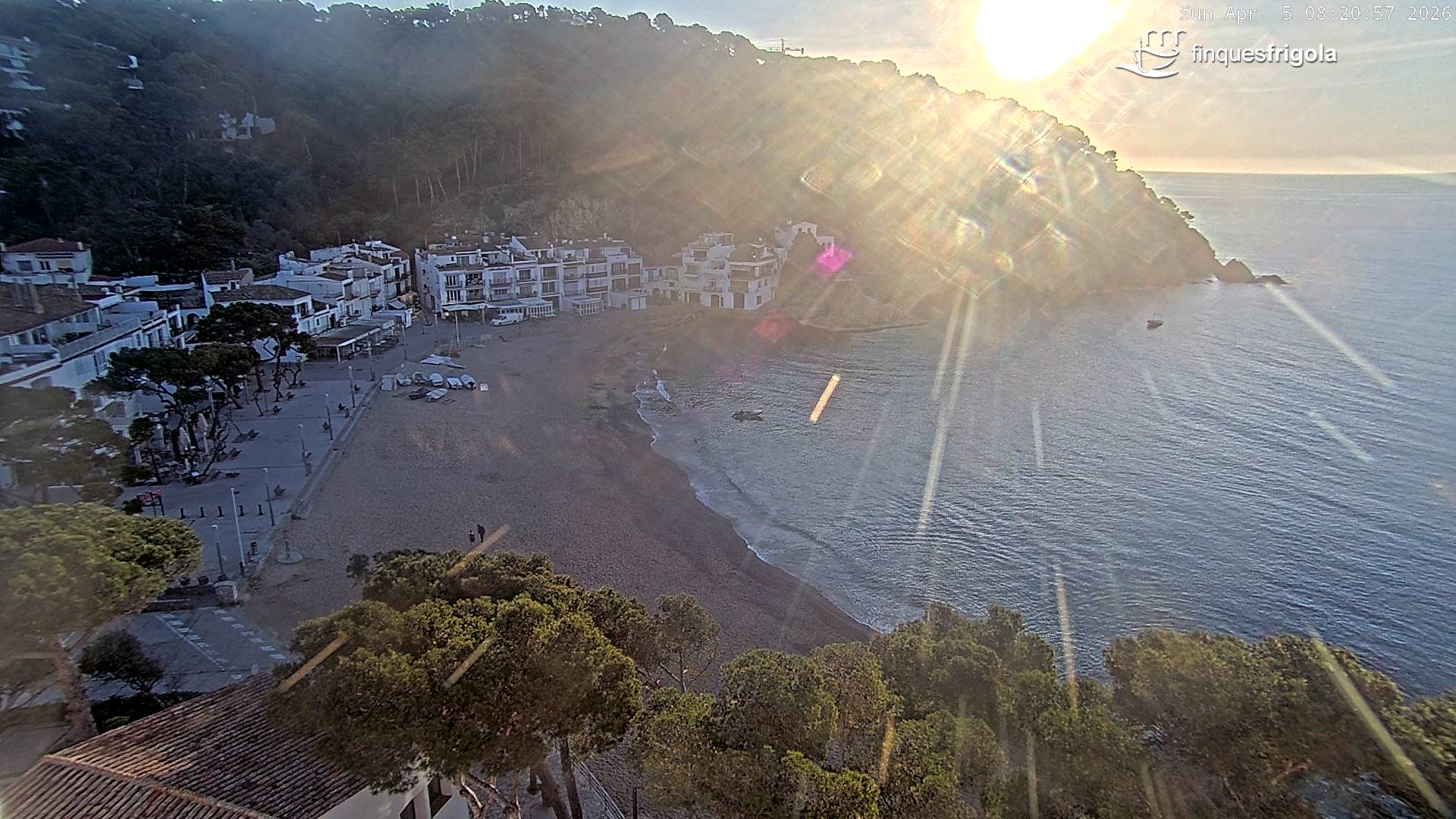 Webcam de Tamariu playa
