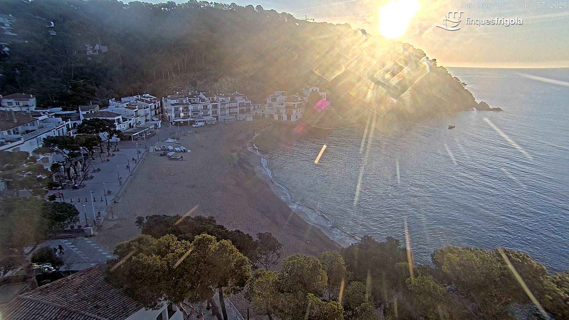 Webcam de Tamariu playa