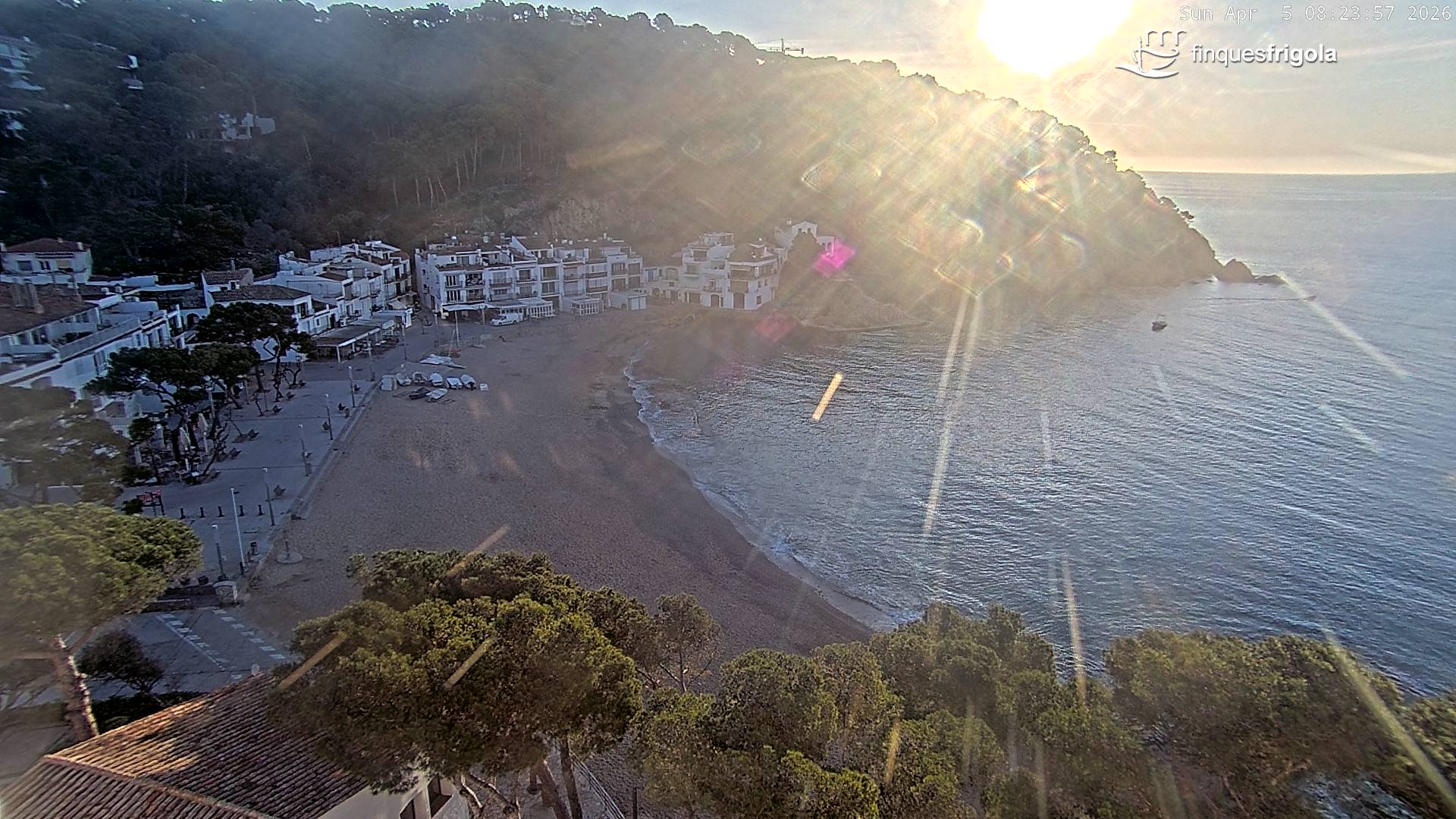 Webcam de Tamariu playa