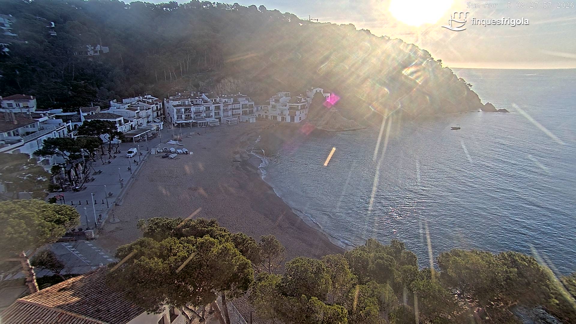 Webcam de Tamariu playa