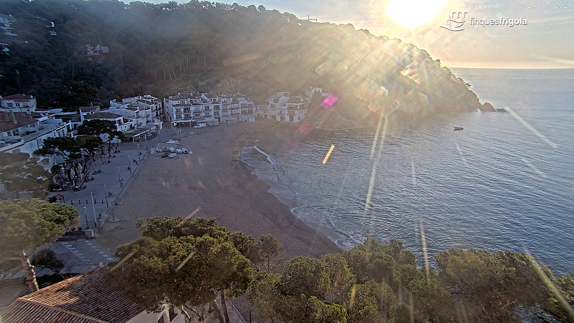 Webcam de Tamariu playa