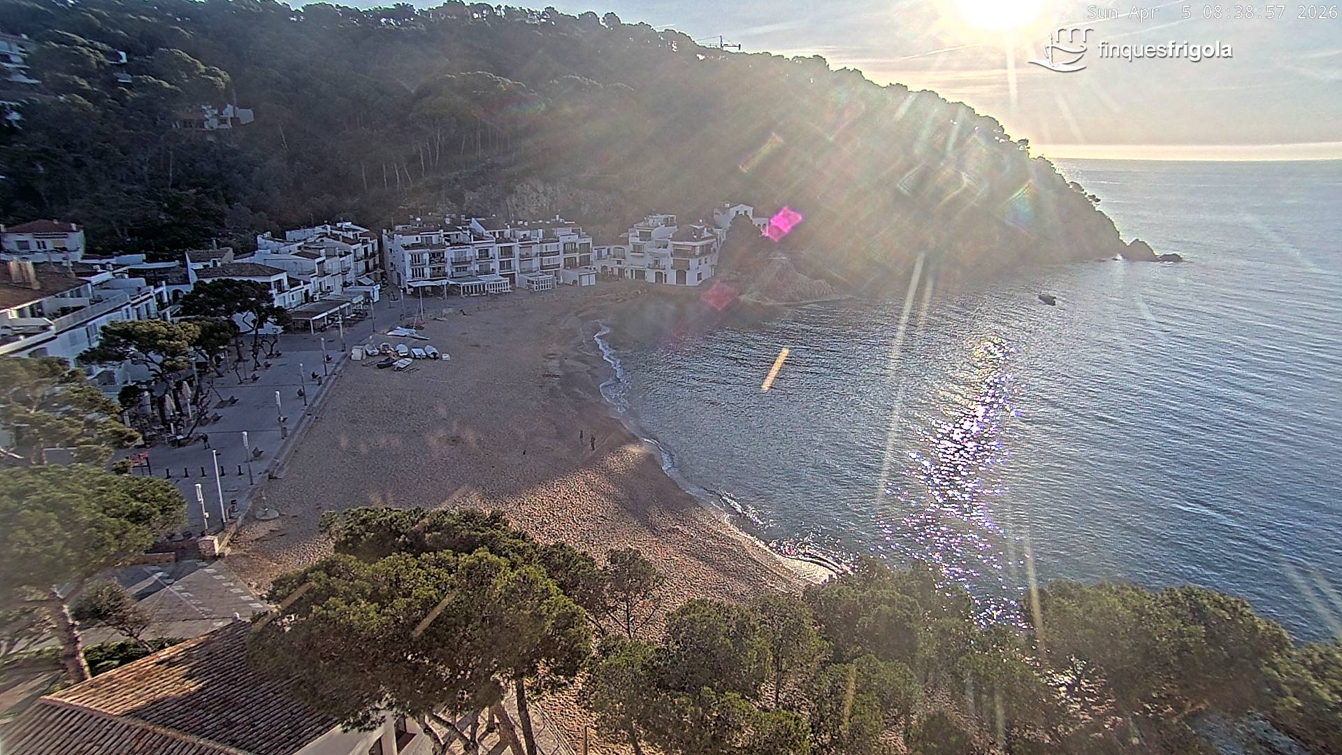 Webcam de Tamariu playa