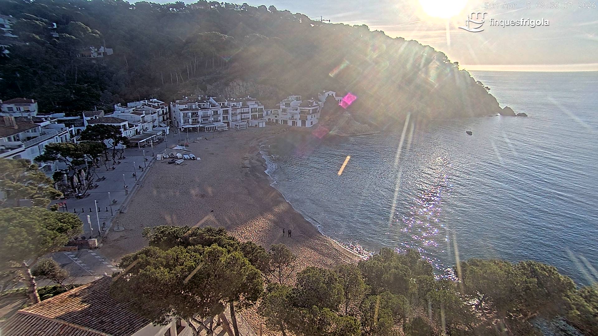 Webcam de Tamariu playa
