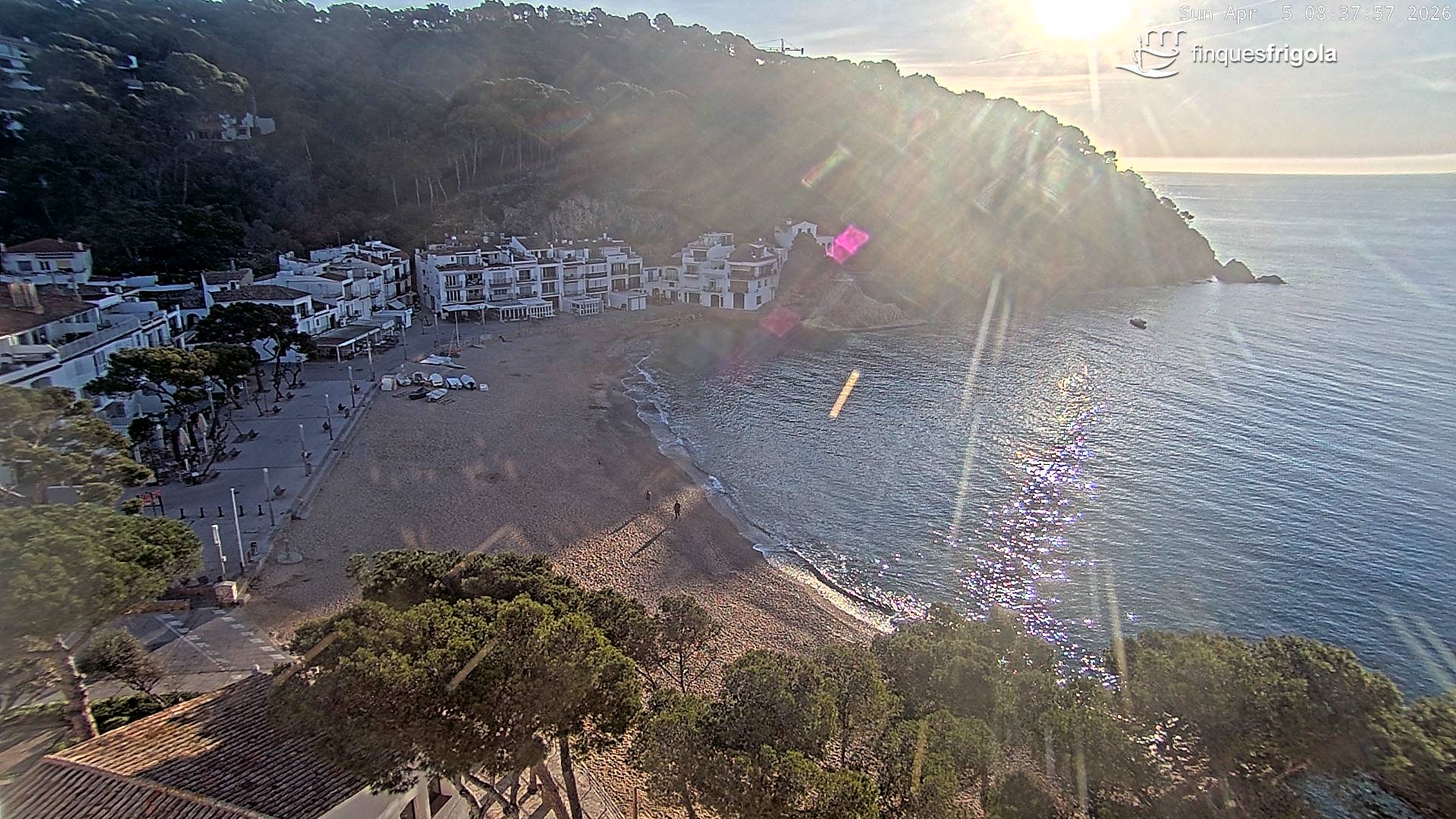 Webcam de Tamariu playa