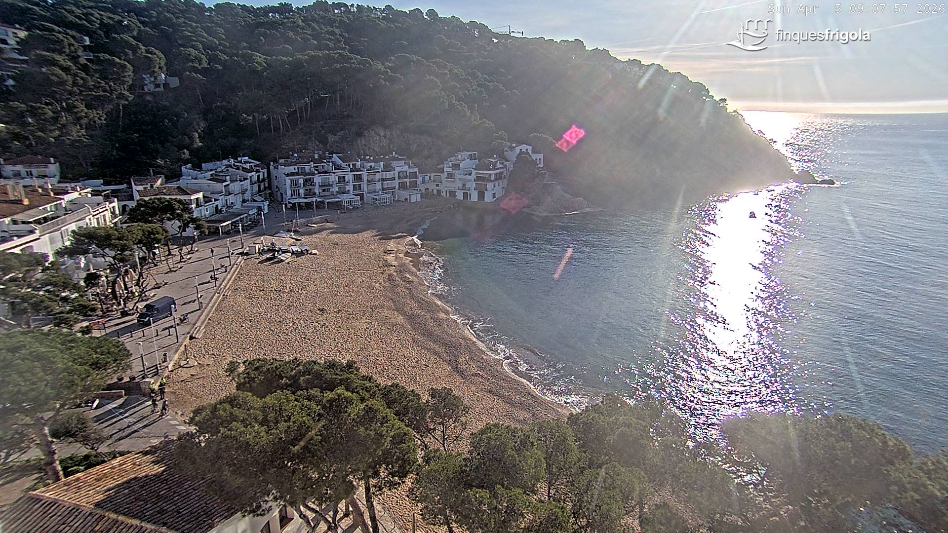 Webcam de Tamariu playa