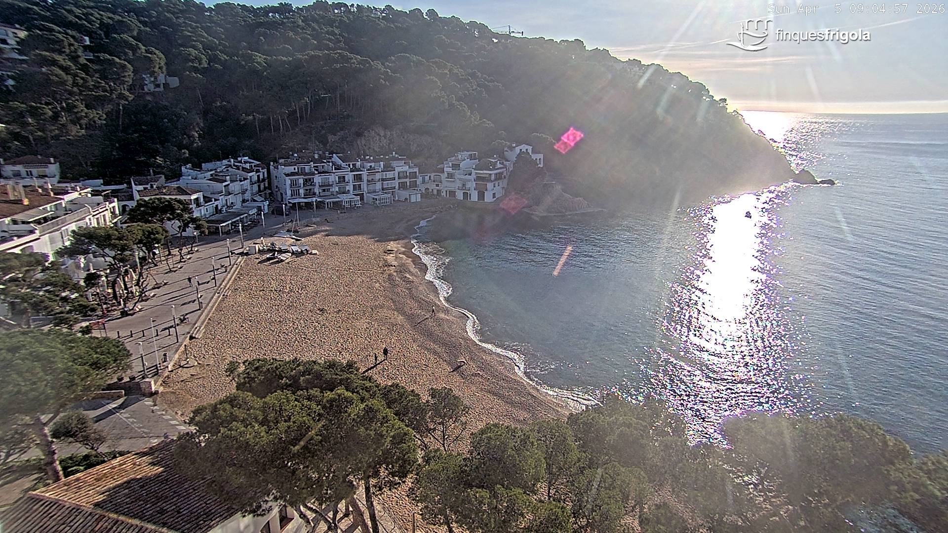 Webcam de Tamariu playa