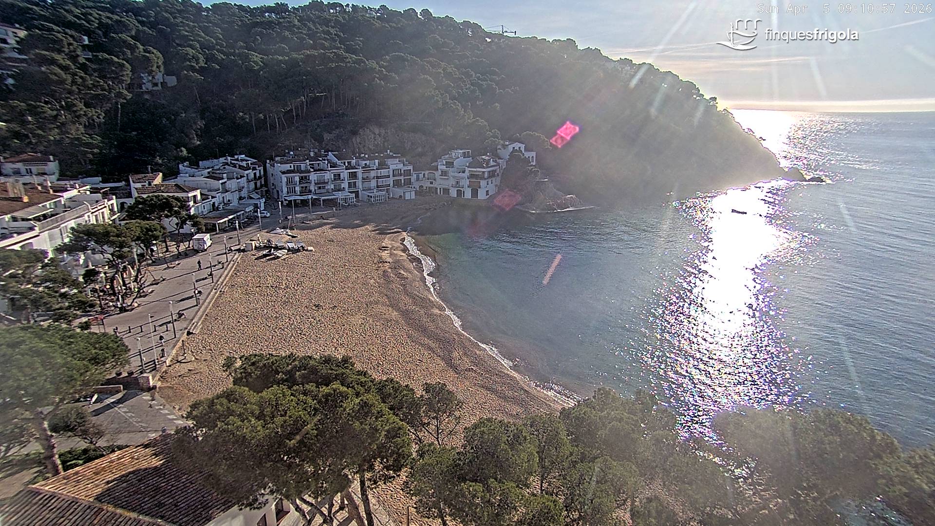 Webcam de Tamariu playa