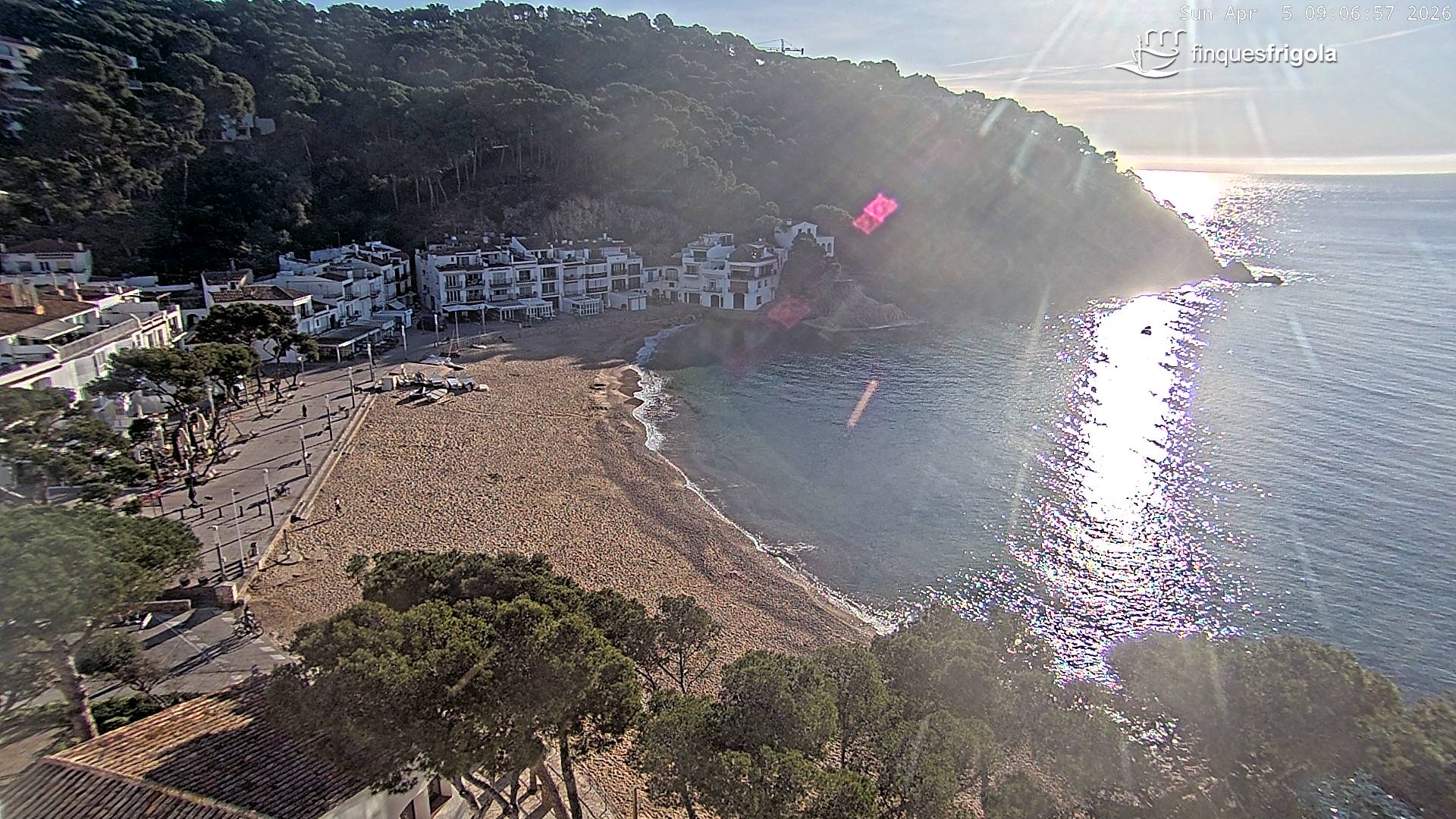 Webcam de Tamariu playa