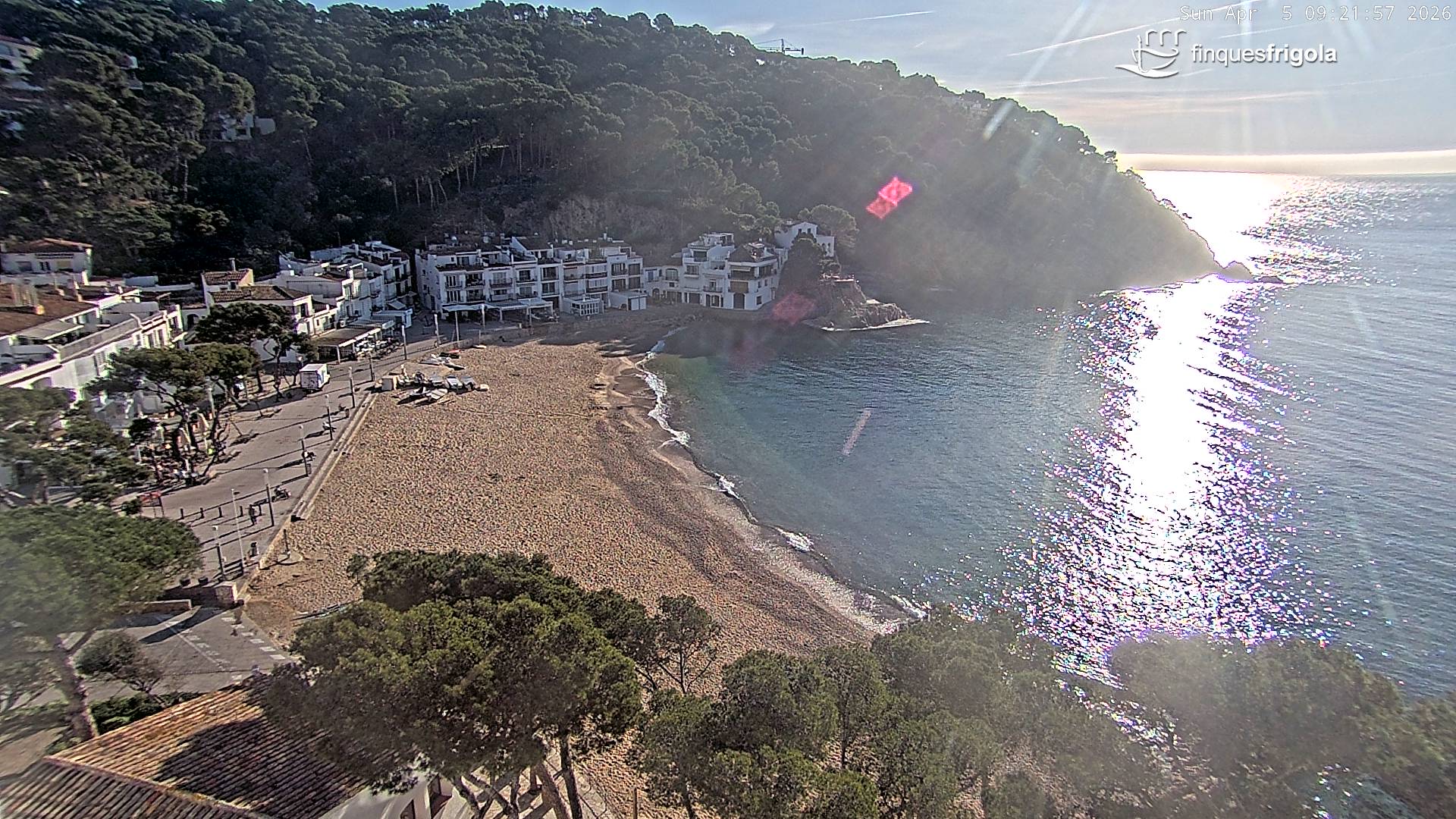 Webcam de Tamariu playa