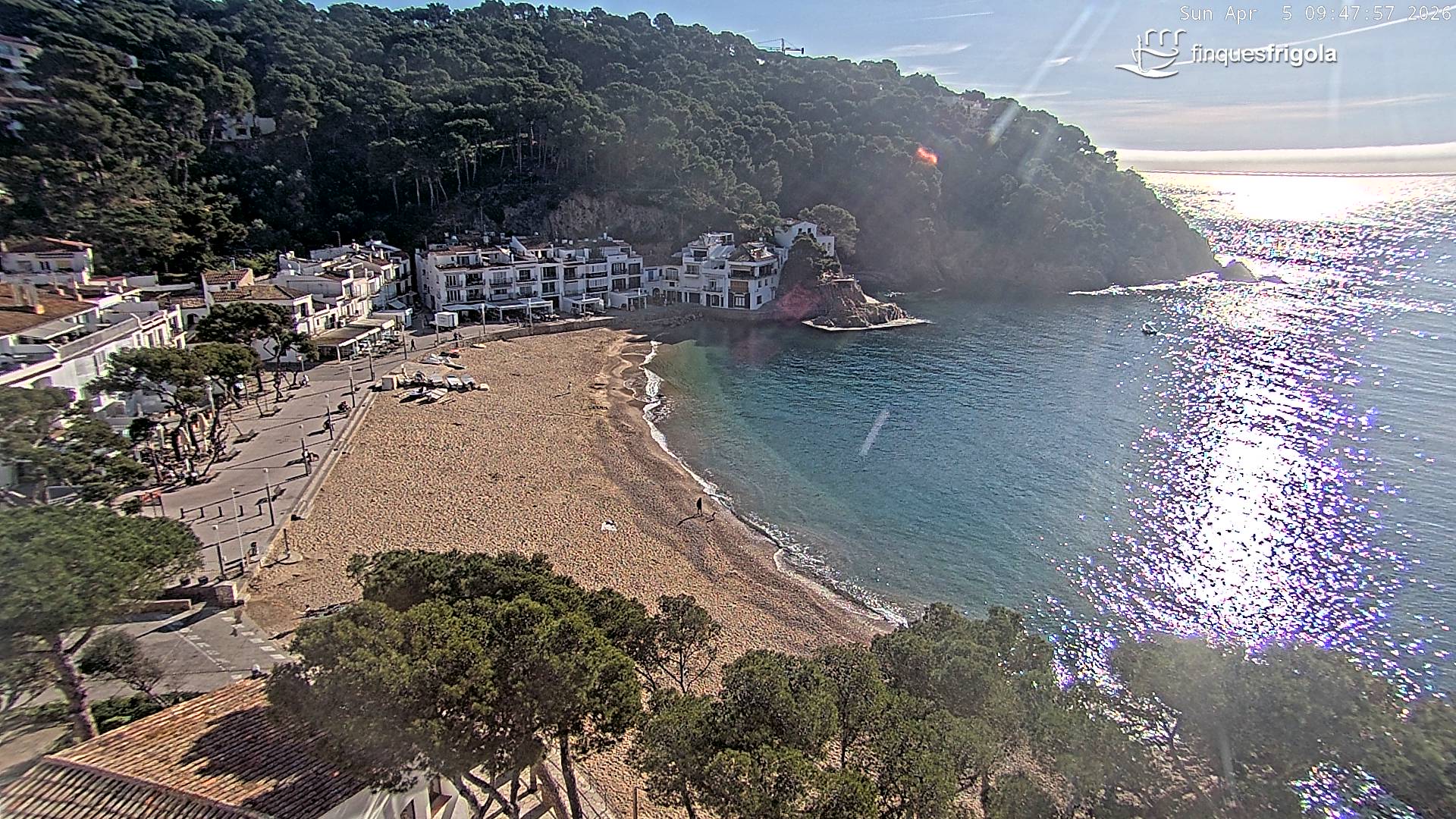 Webcam de Tamariu playa