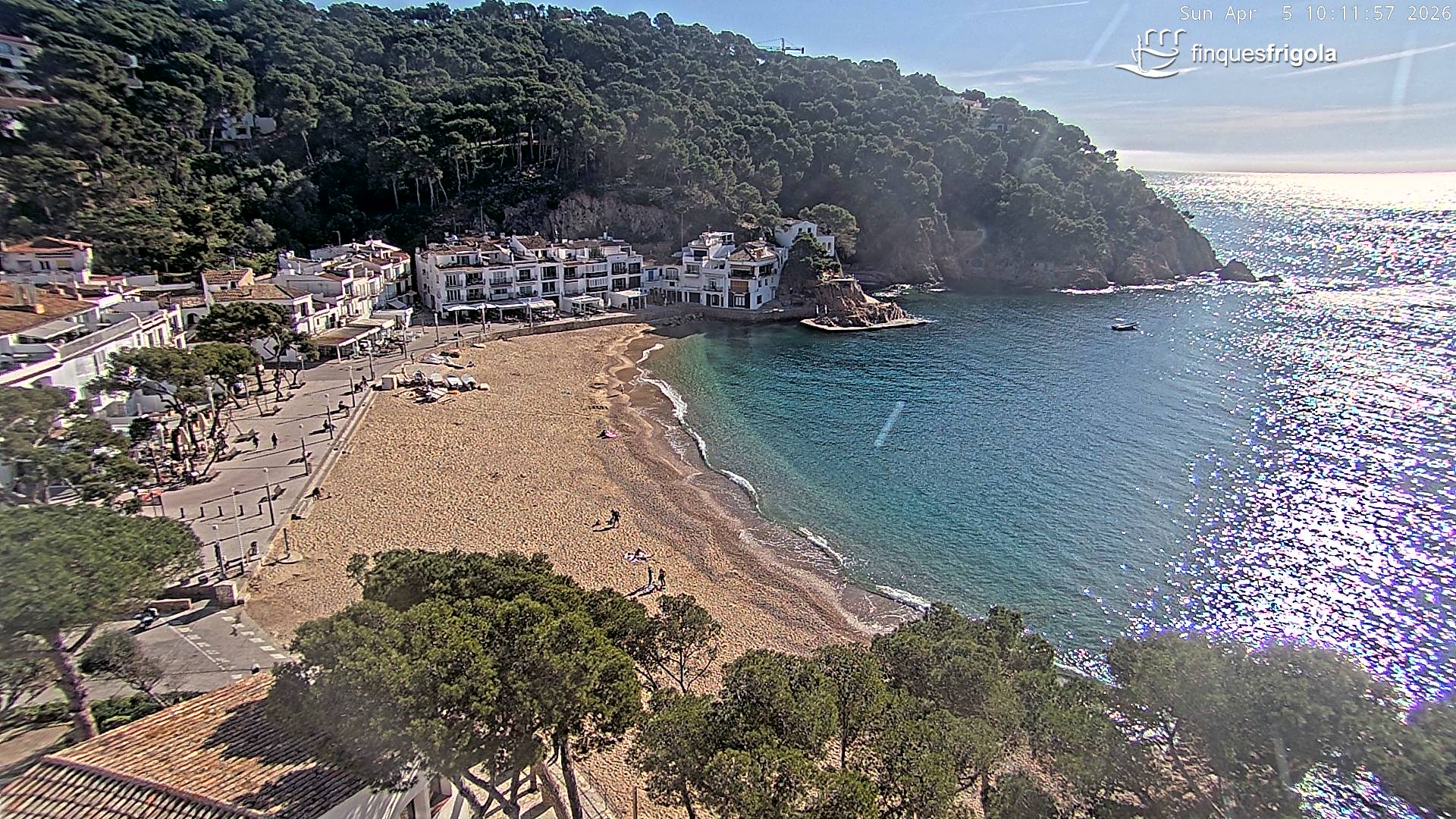 Webcam de Tamariu playa