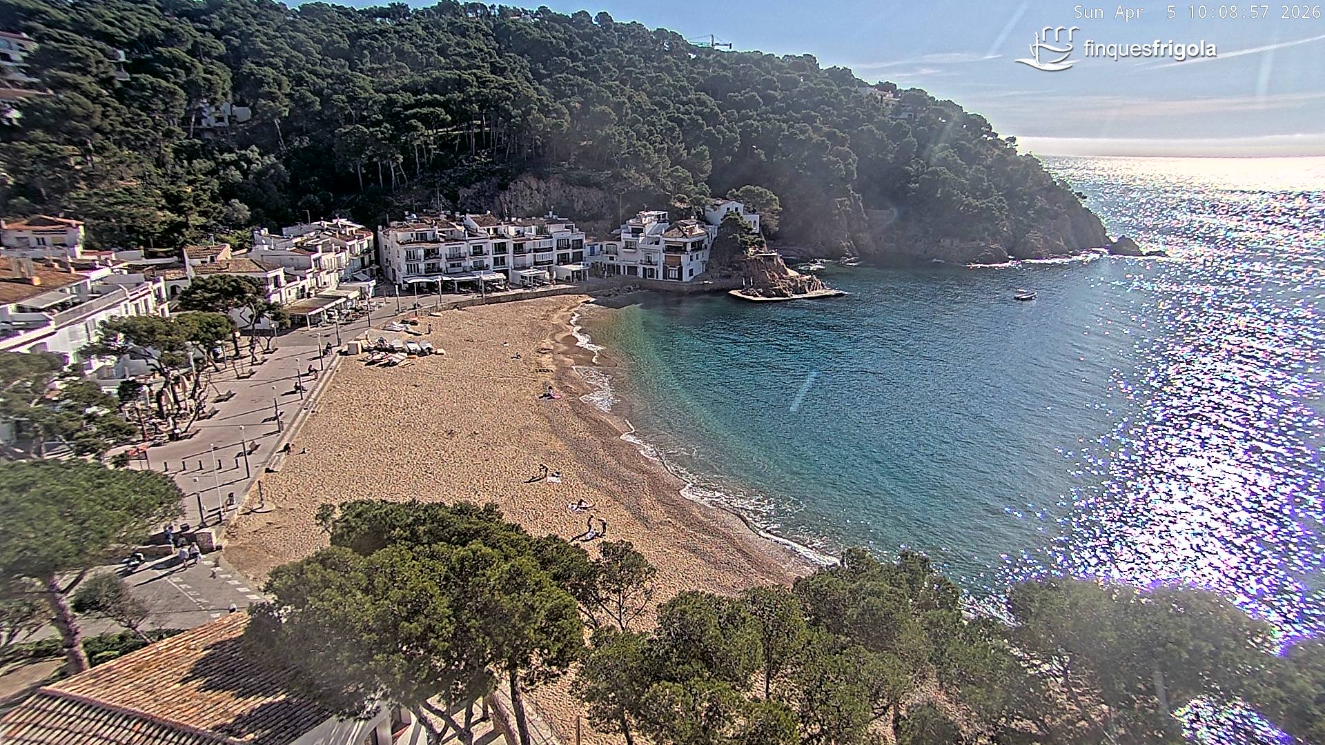 Webcam de Tamariu playa