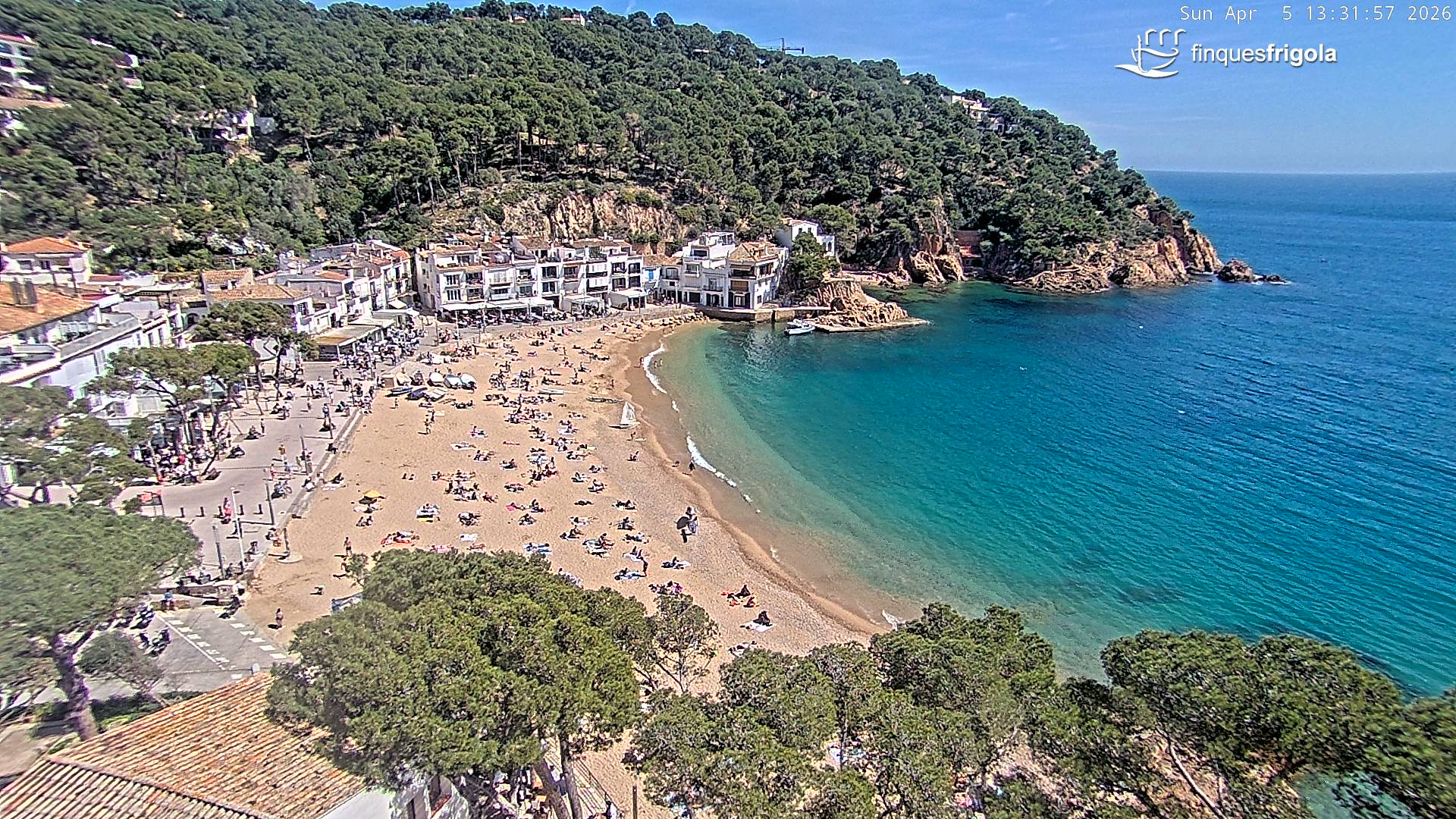 Webcam de Tamariu playa