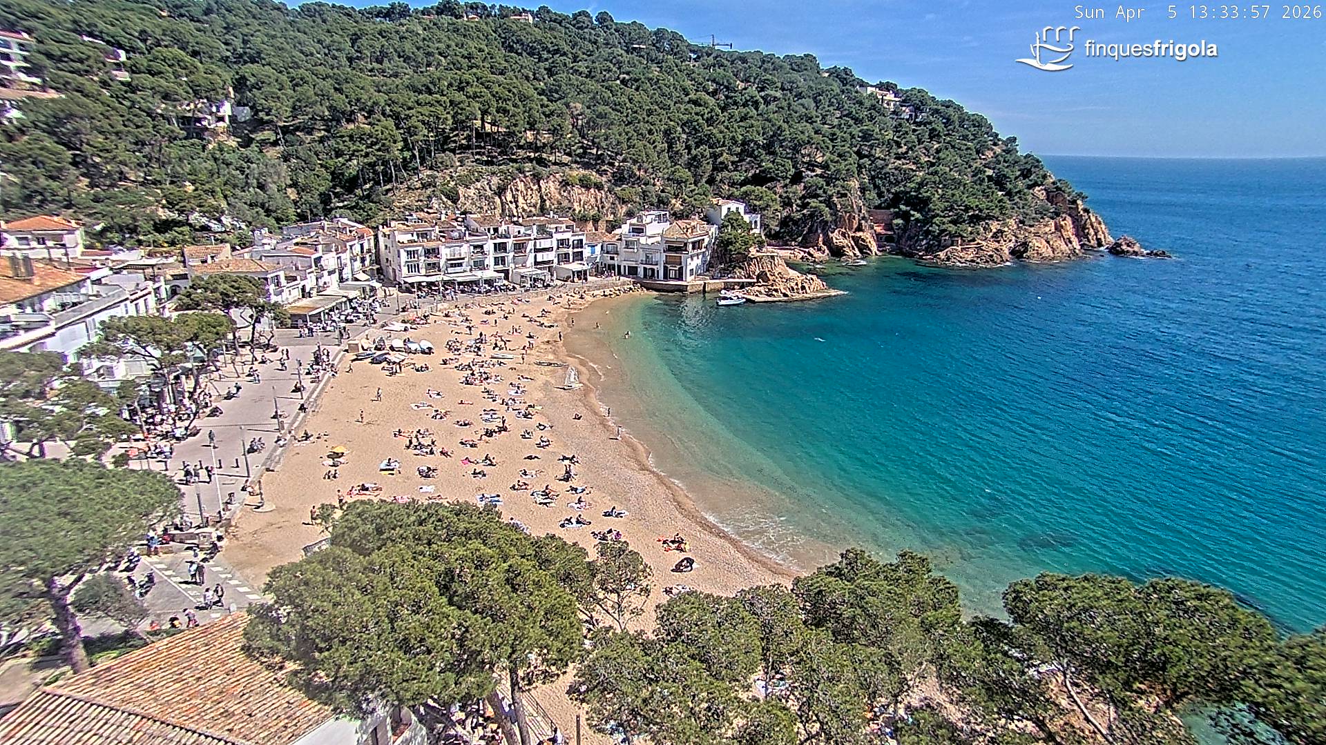 Webcam de Tamariu playa