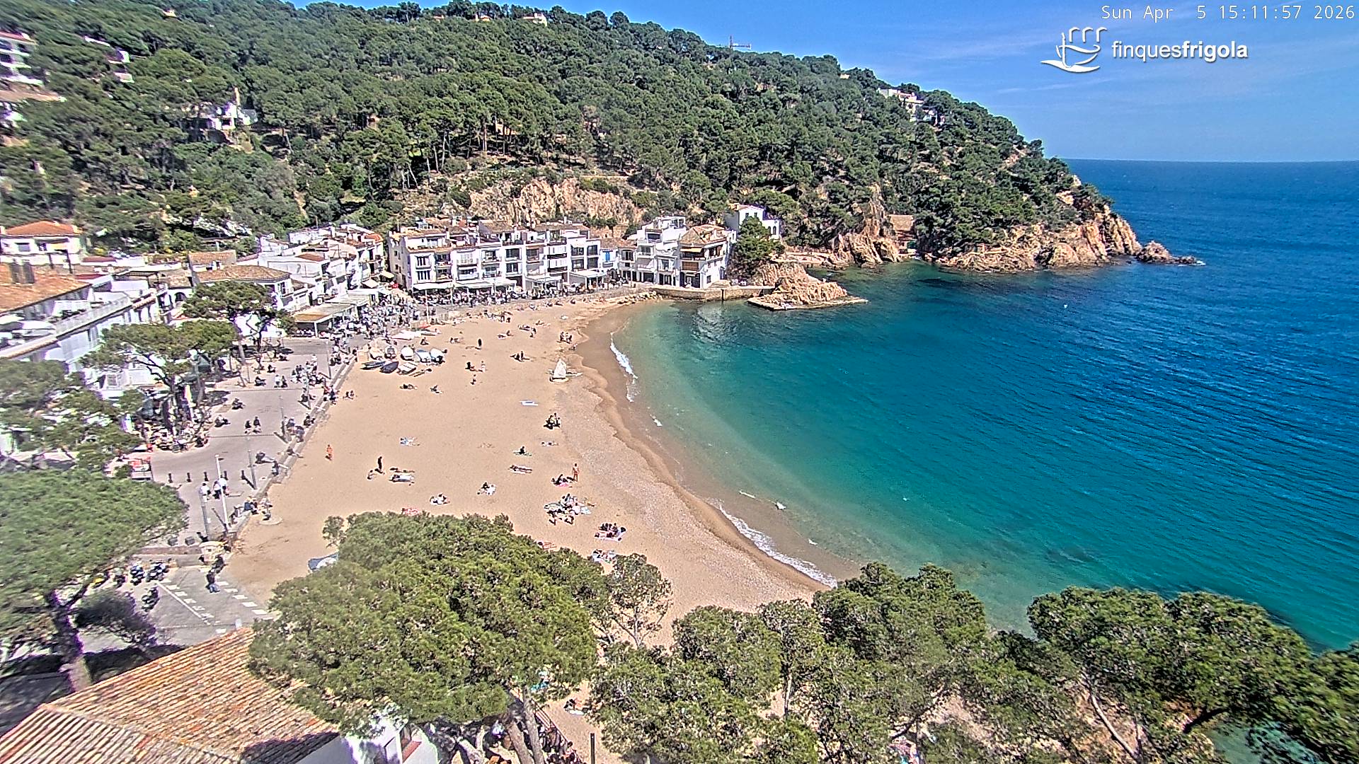 Webcam de Tamariu playa