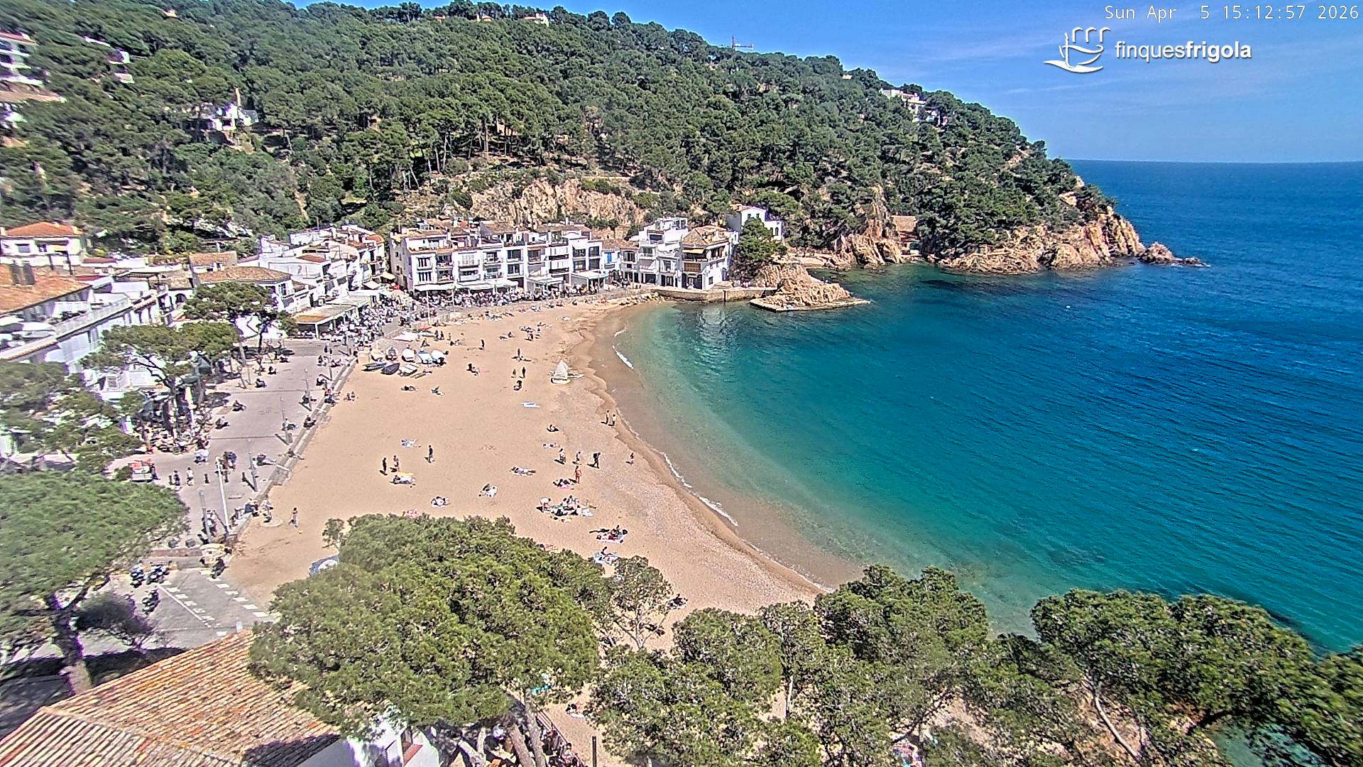 Webcam de Tamariu playa