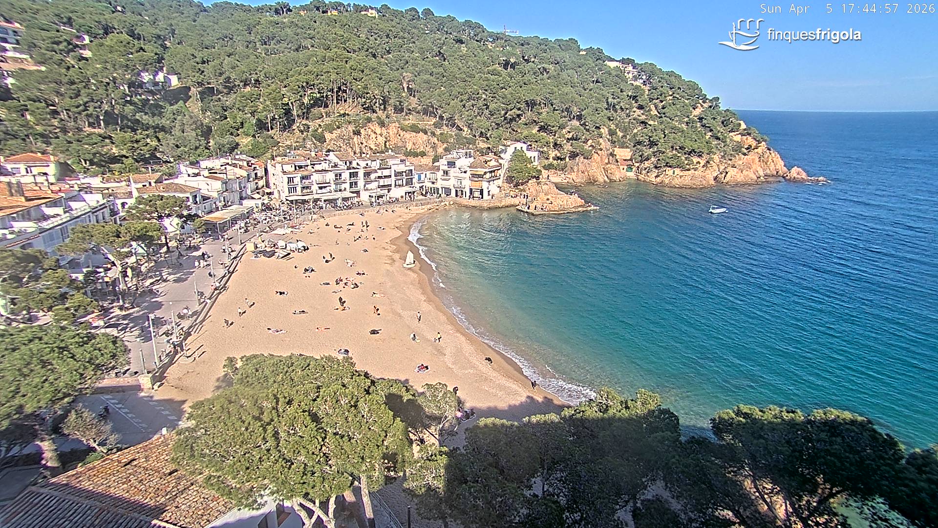 Webcam de Tamariu playa
