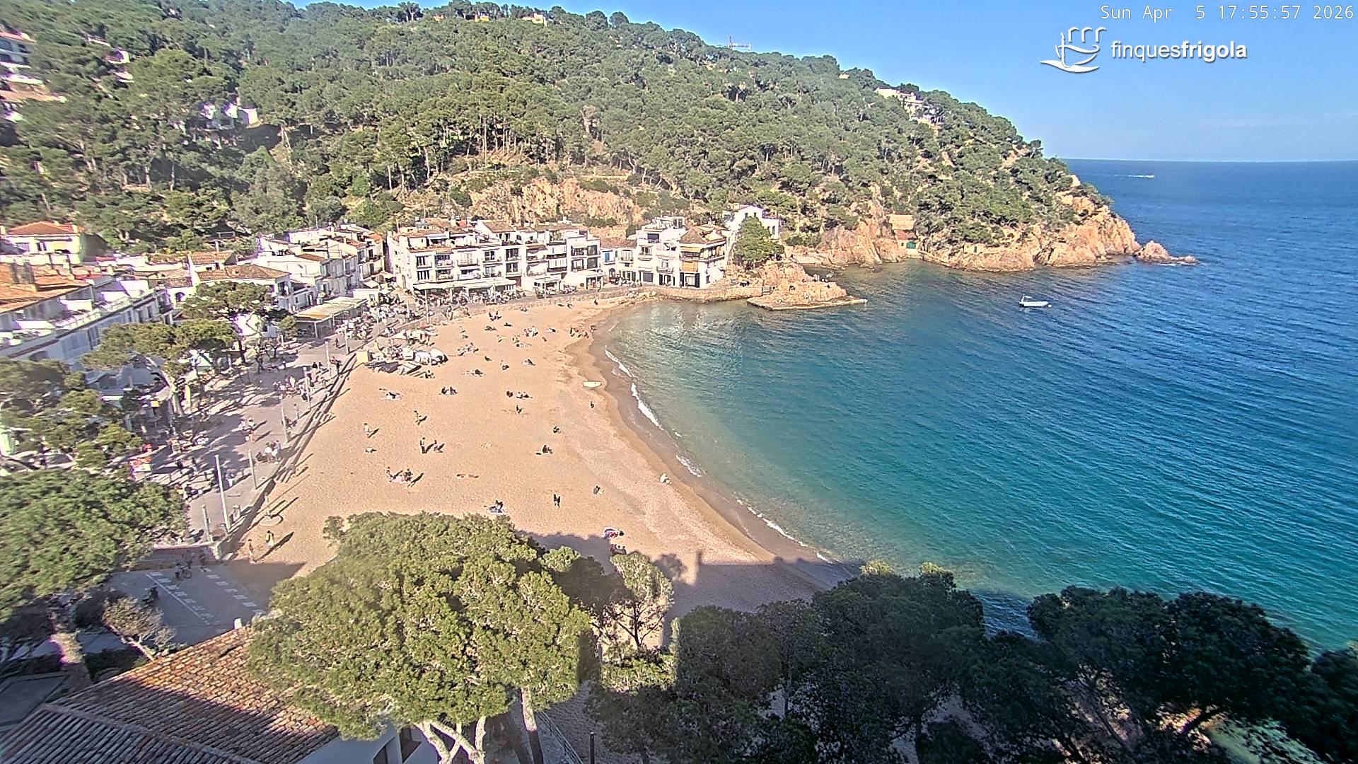 Webcam de Tamariu playa
