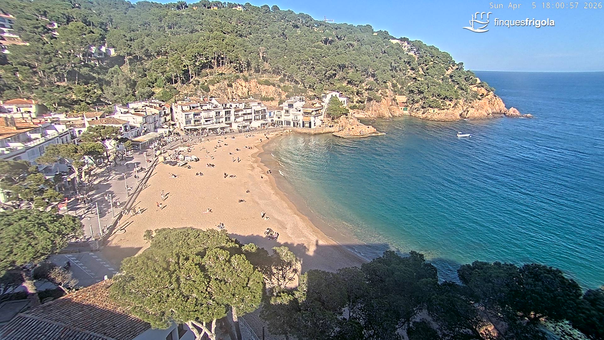 Webcam de Tamariu playa