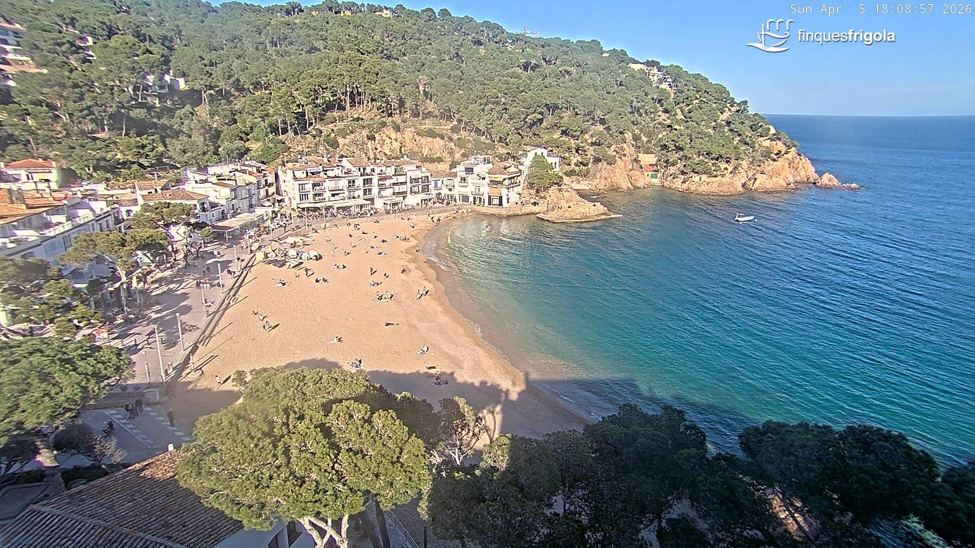 Webcam de Tamariu playa