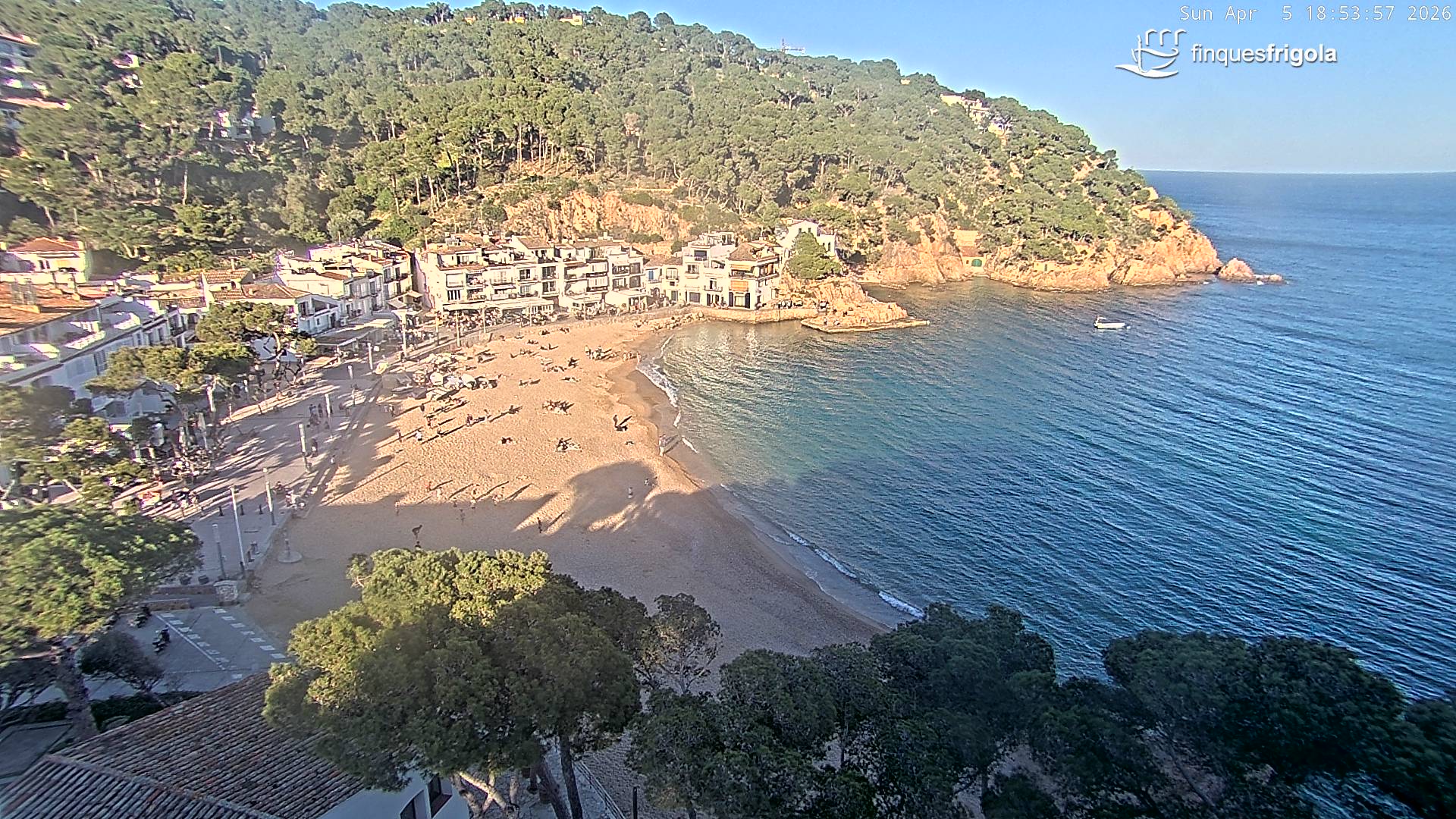 Webcam de Tamariu playa