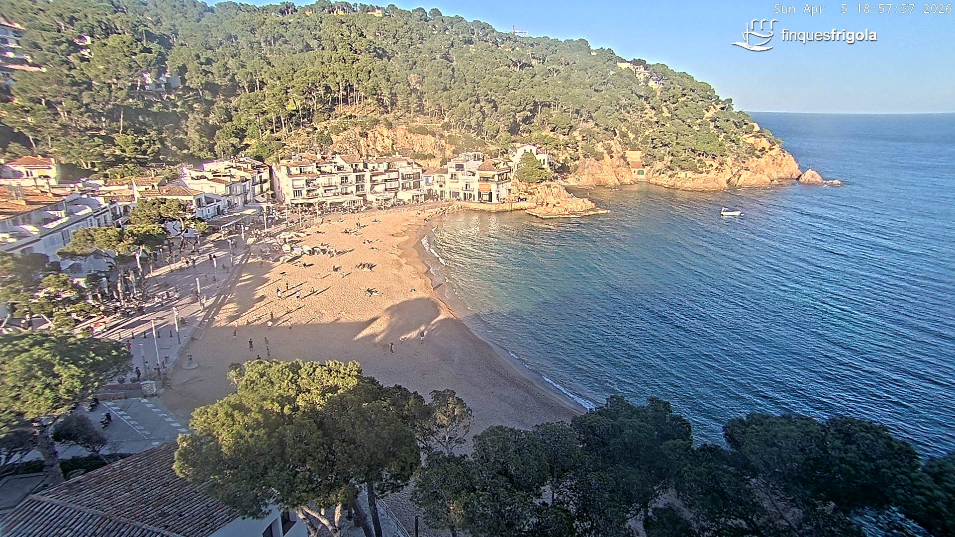 Webcam de Tamariu playa