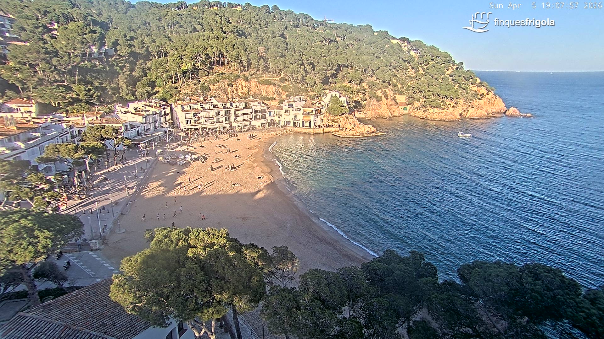 Webcam de Tamariu playa