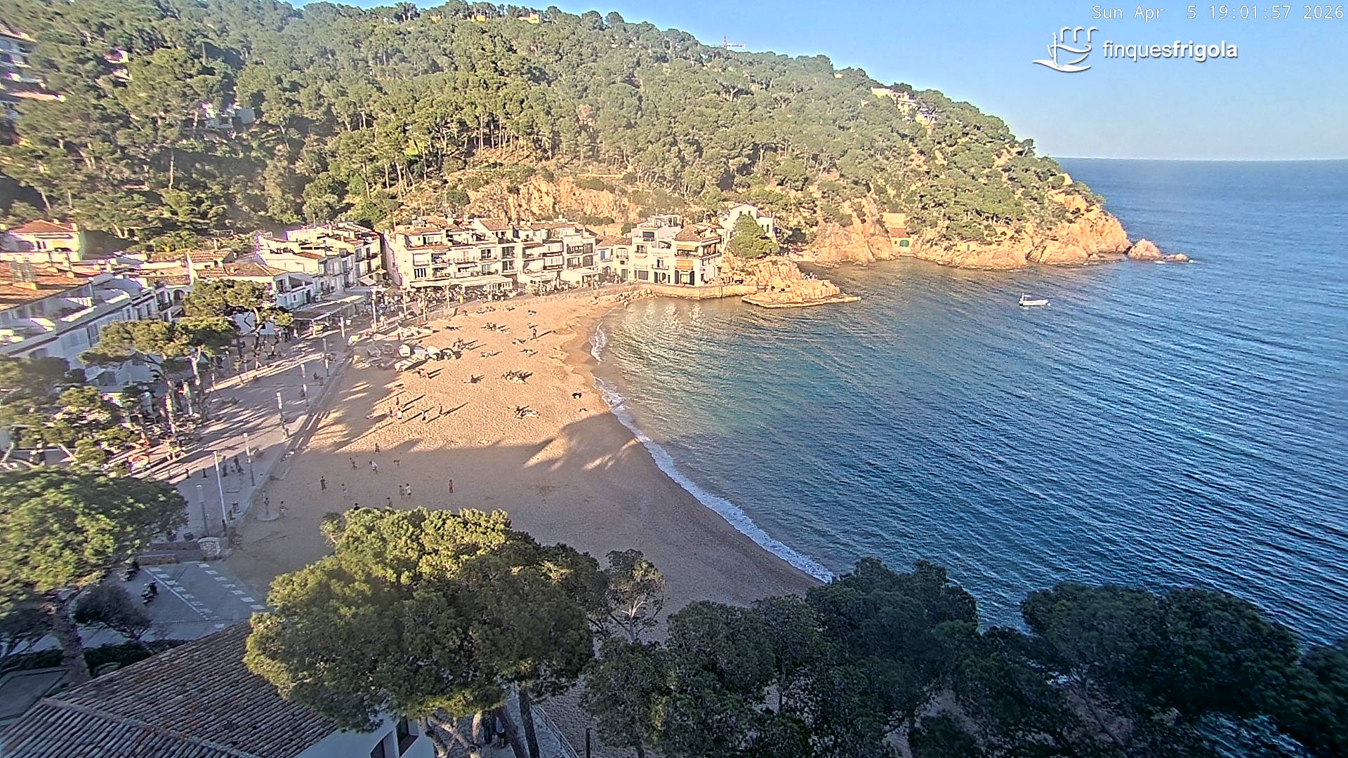 Webcam de Tamariu playa