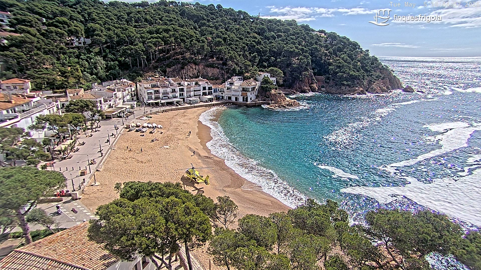 Webcam de Tamariu playa