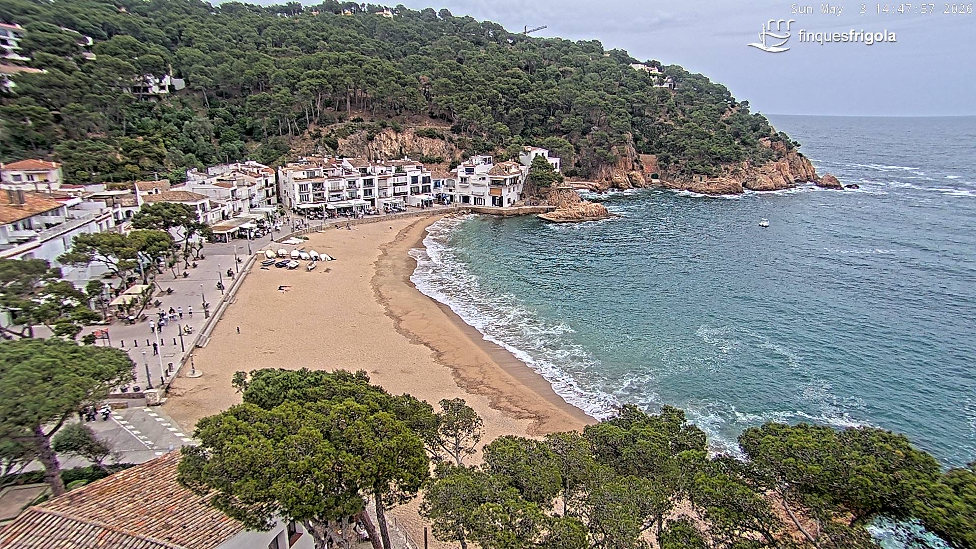 Webcam de Tamariu playa